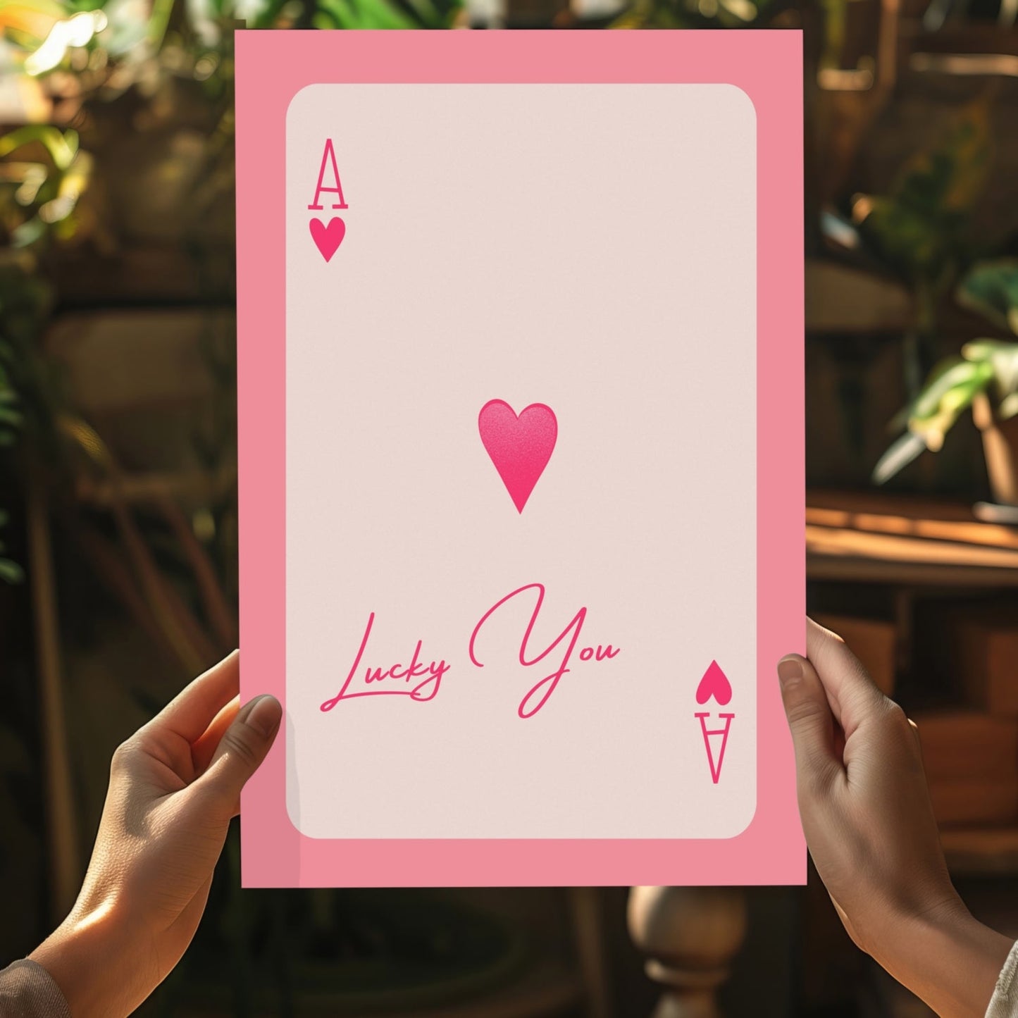 Ace Lucky You Aluminum Print