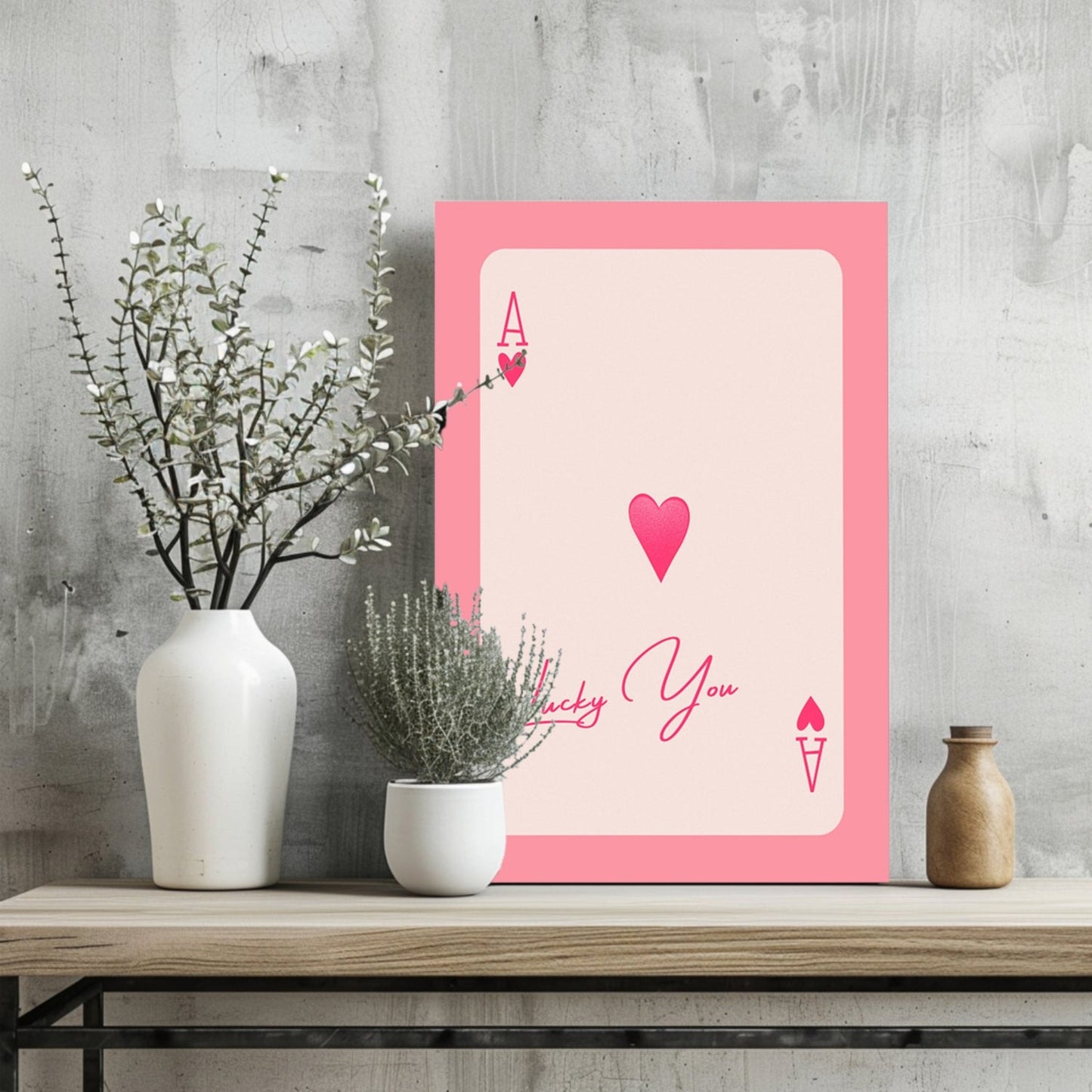 Ace Lucky You Aluminum Print