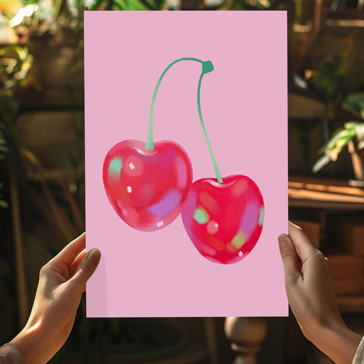 Cherry Aluminum Print