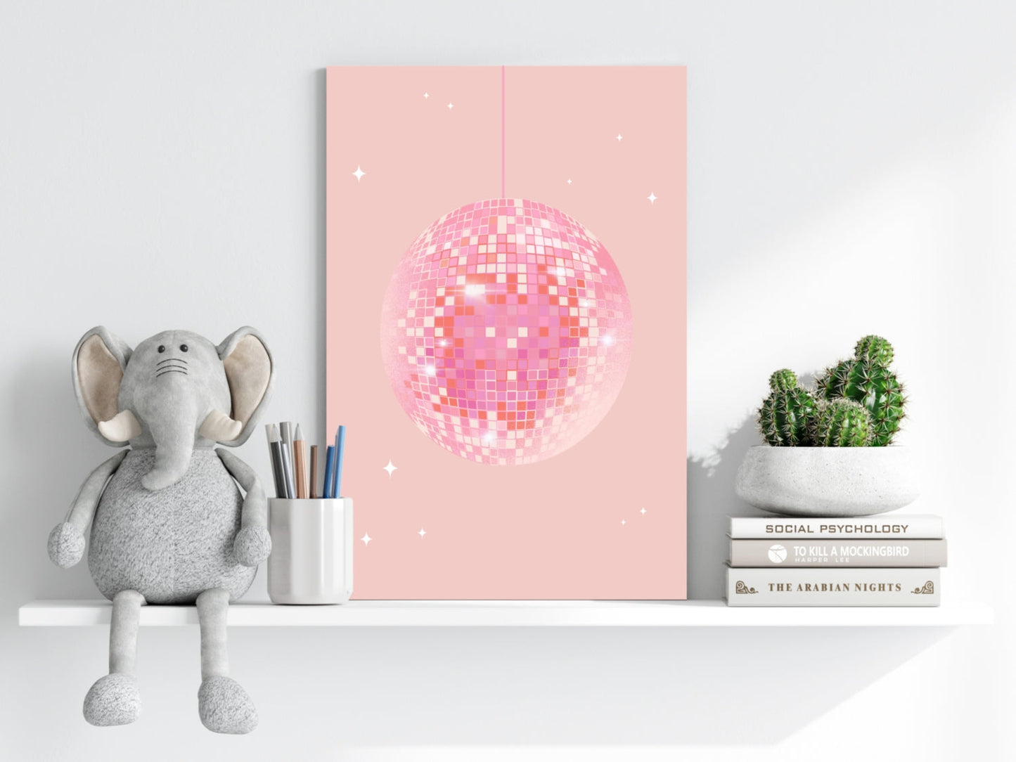 Disco Ball Aluminum Print