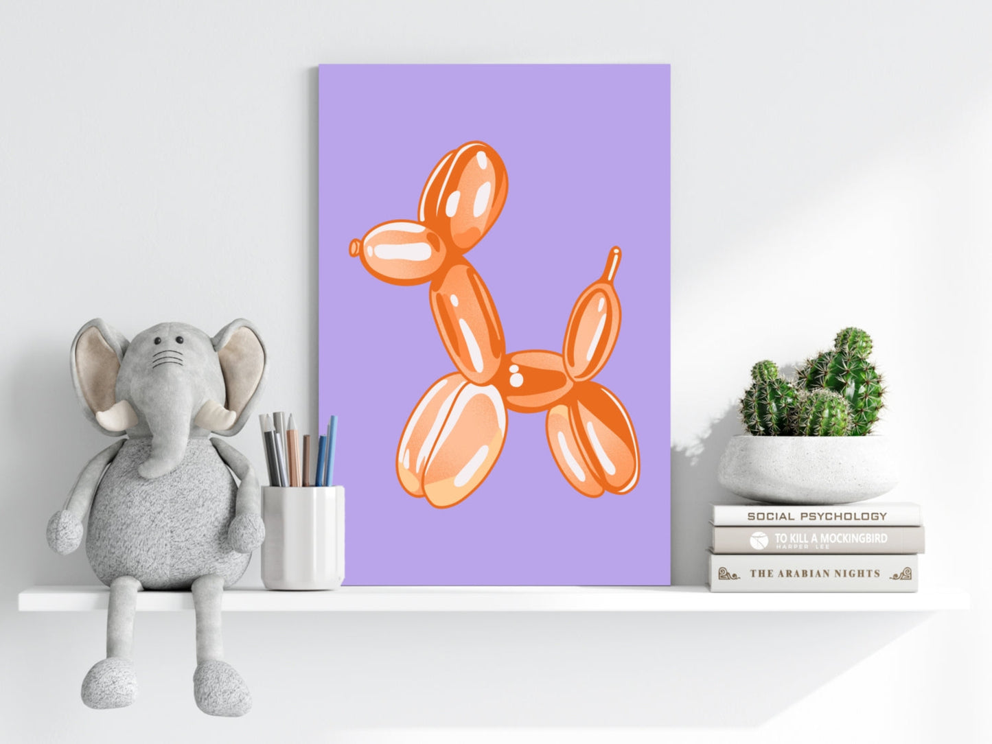 Balloon Dog Aluminum Print
