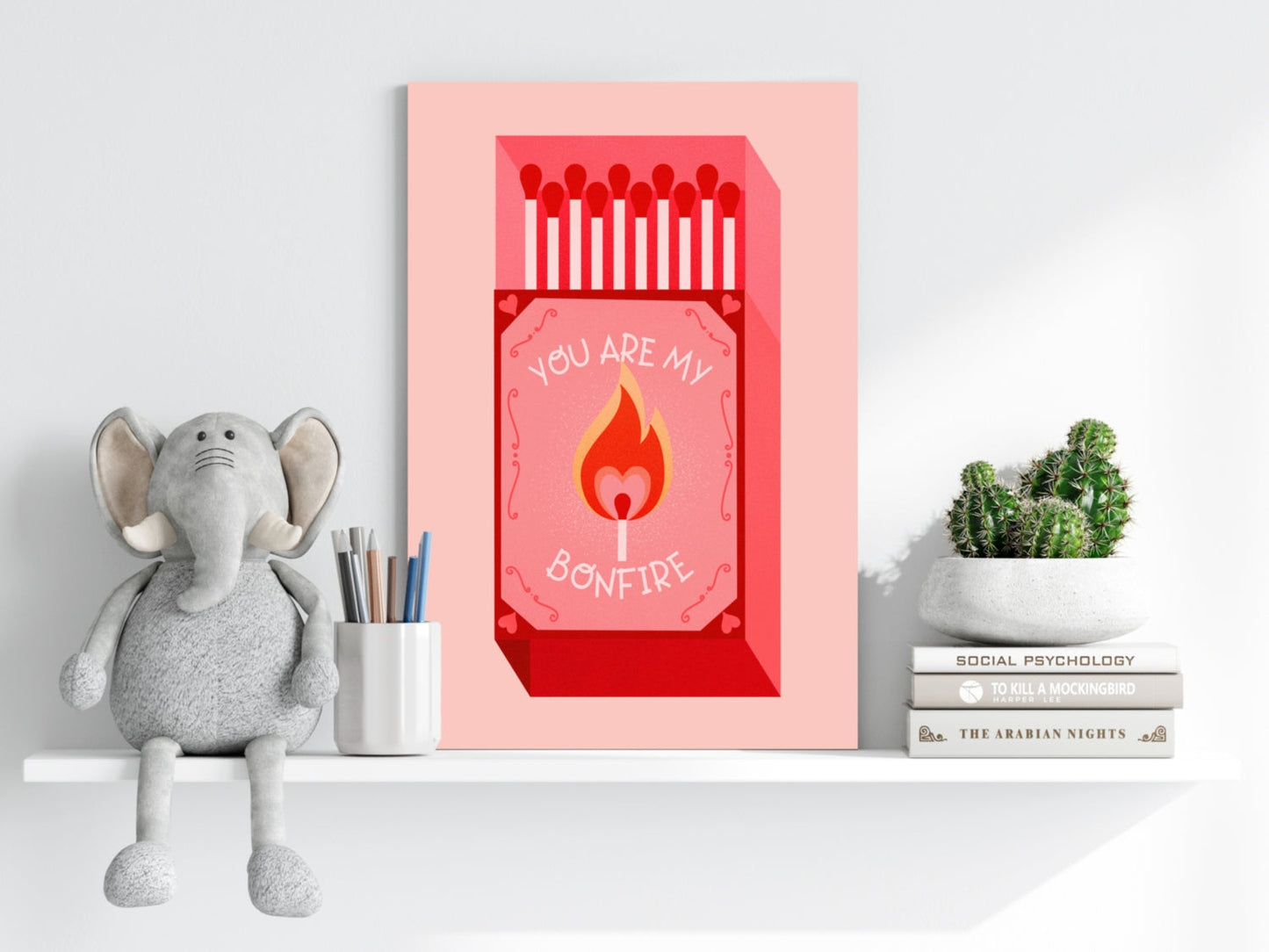 Matches Aluminum Print
