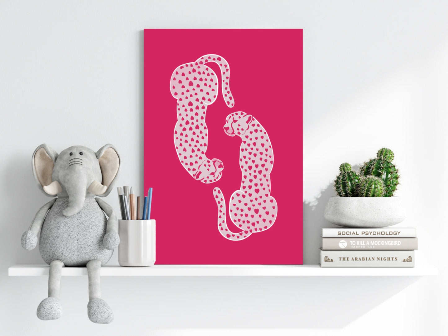 Cheetah Couple Aluminum Print