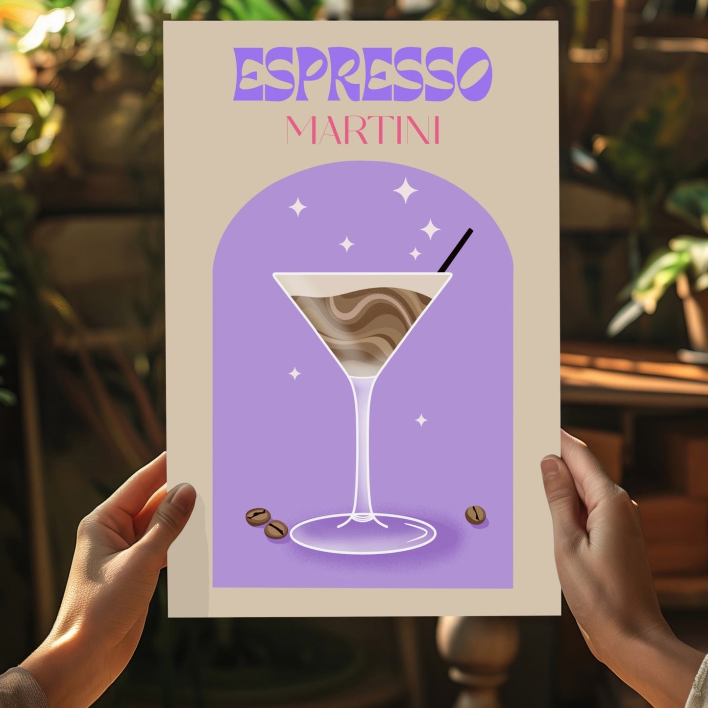 Espresso Martini Aluminum Print