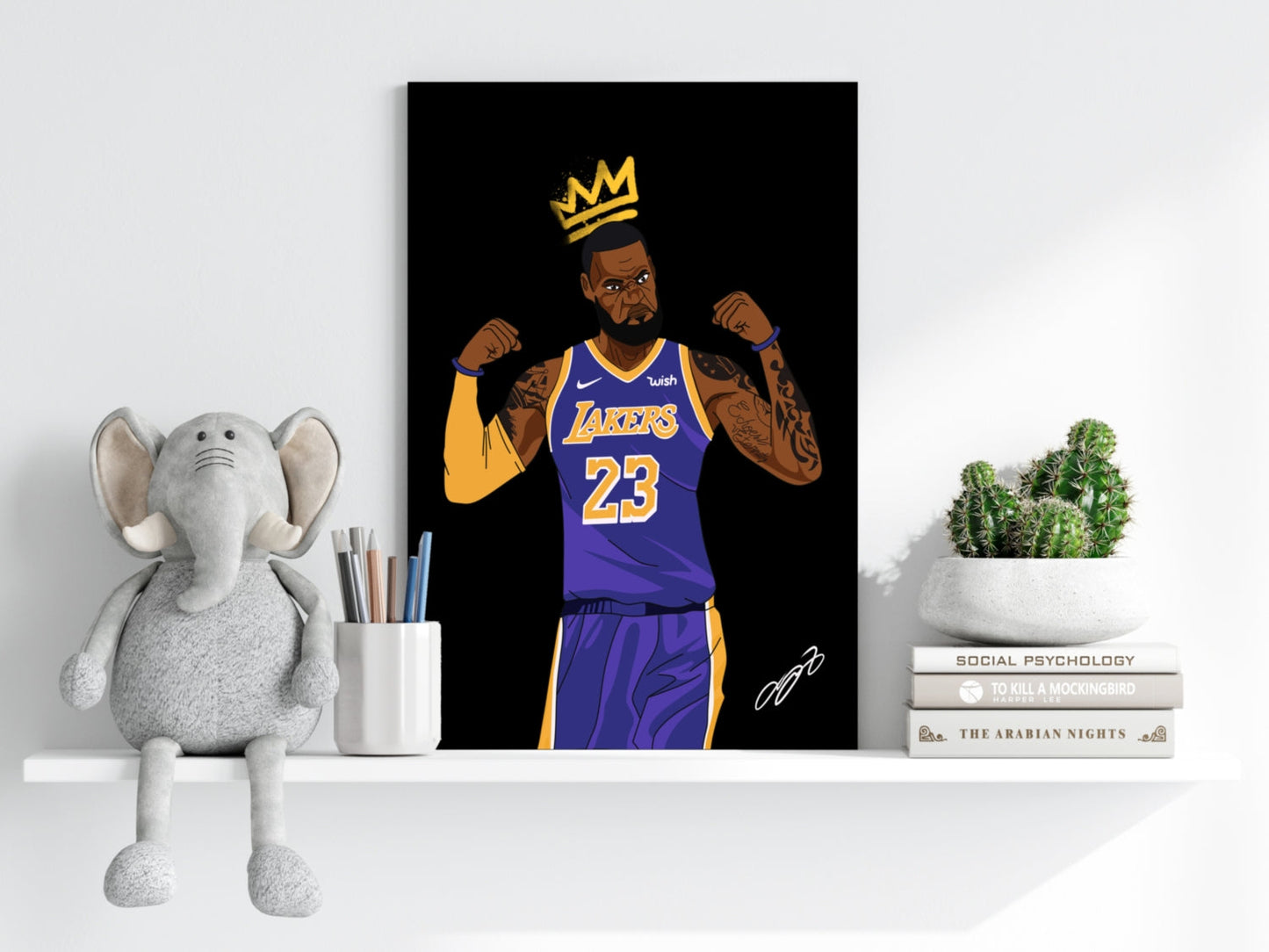 James Aluminum Print