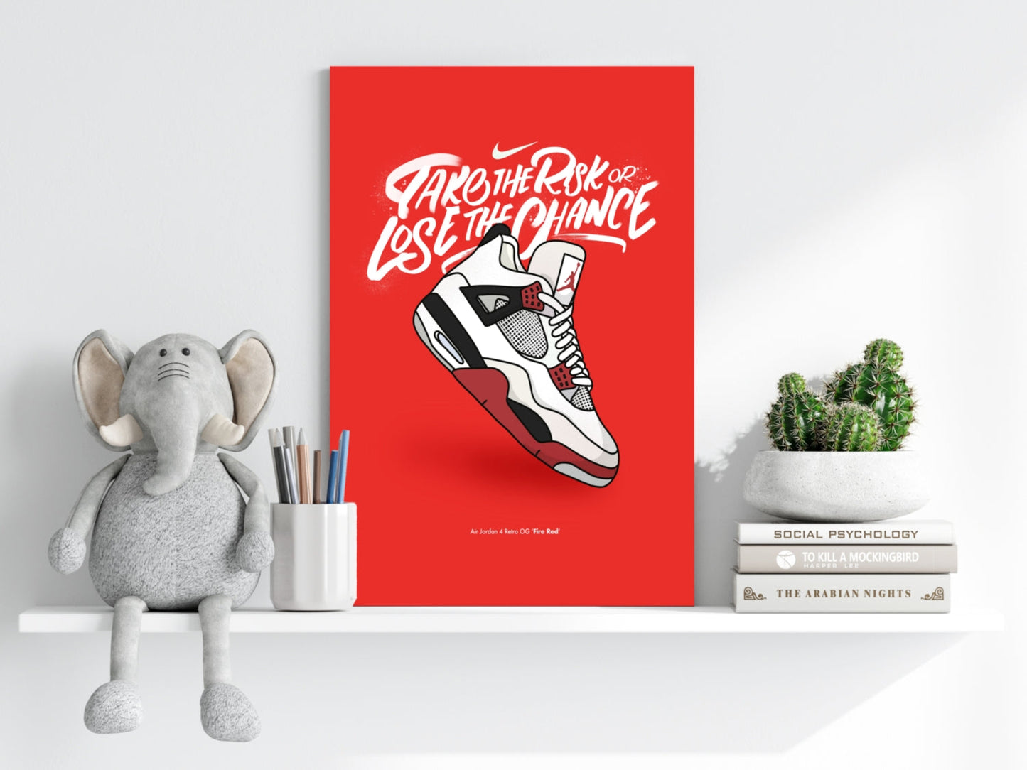 Take The Risk Aluminum Print