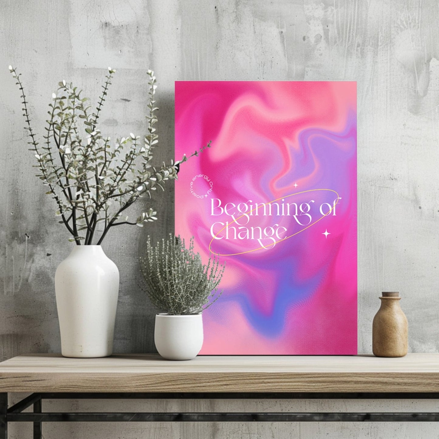 Change Aluminum Print