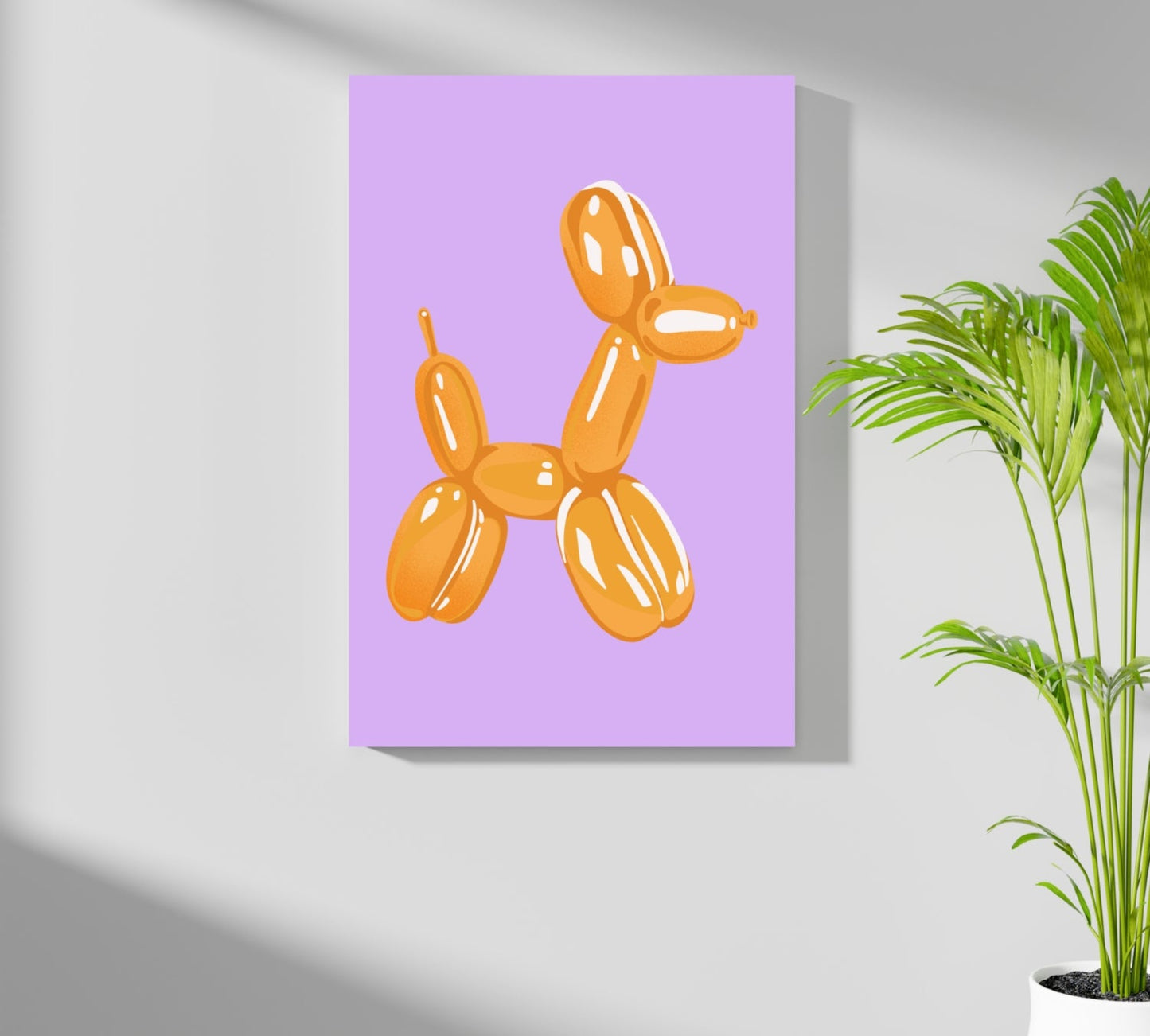 Balloon Dog Aluminum Print
