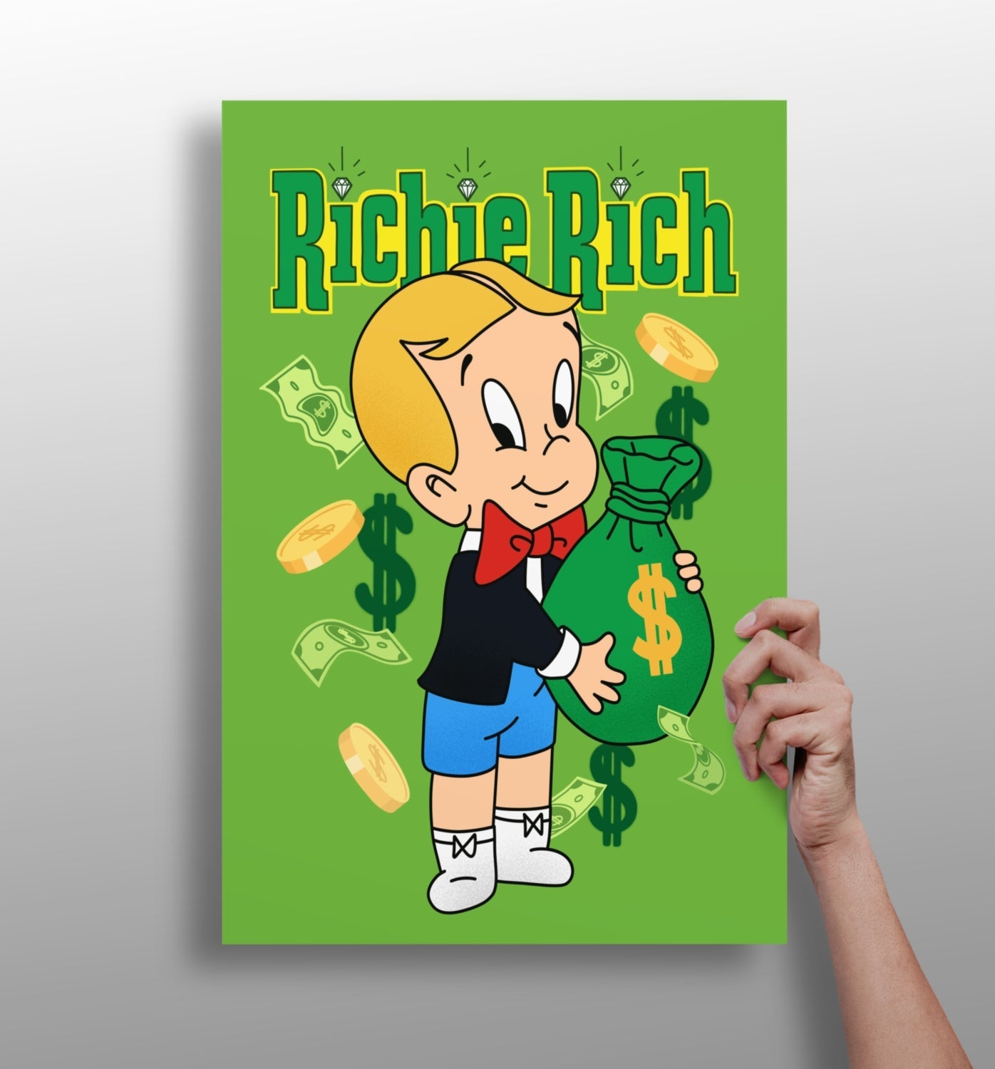 Richie Rich Aluminum Print-0