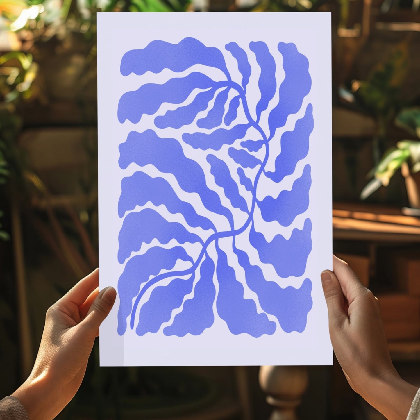 Abstract Flower Aluminum Print
