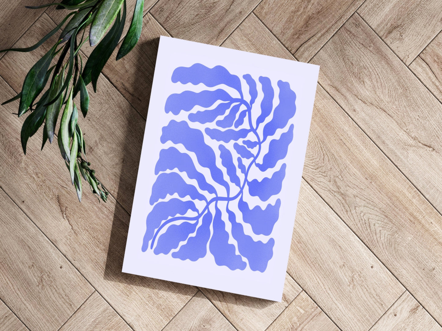 Abstract Flower Aluminum Print