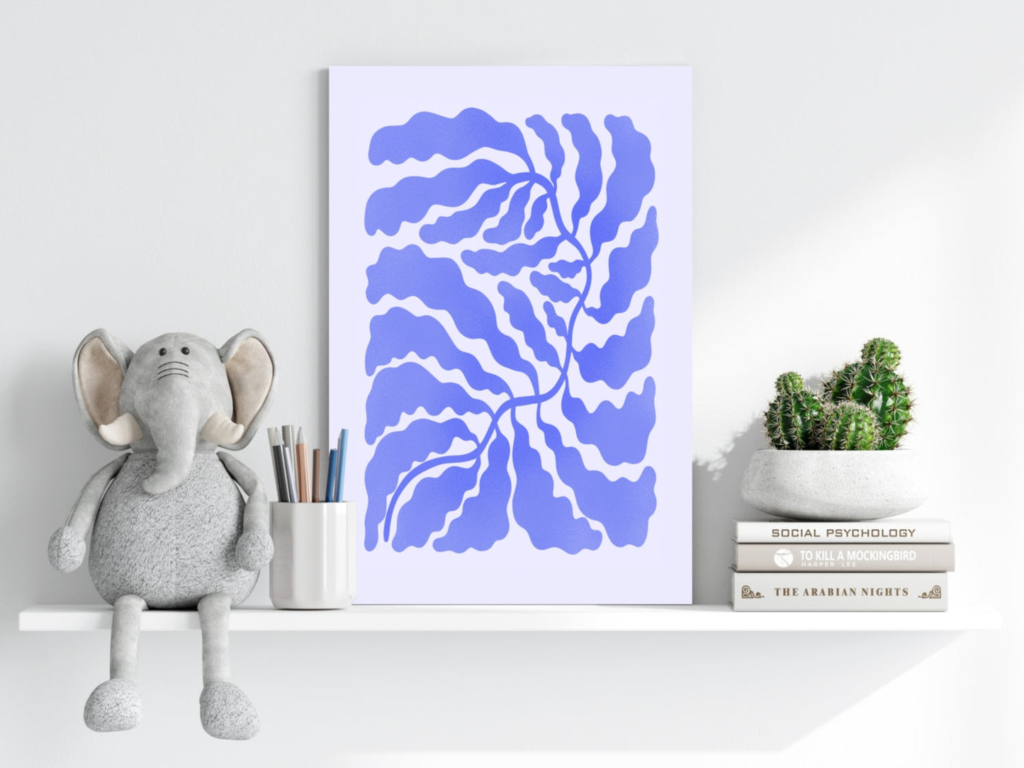 Abstract Flower Aluminum Print