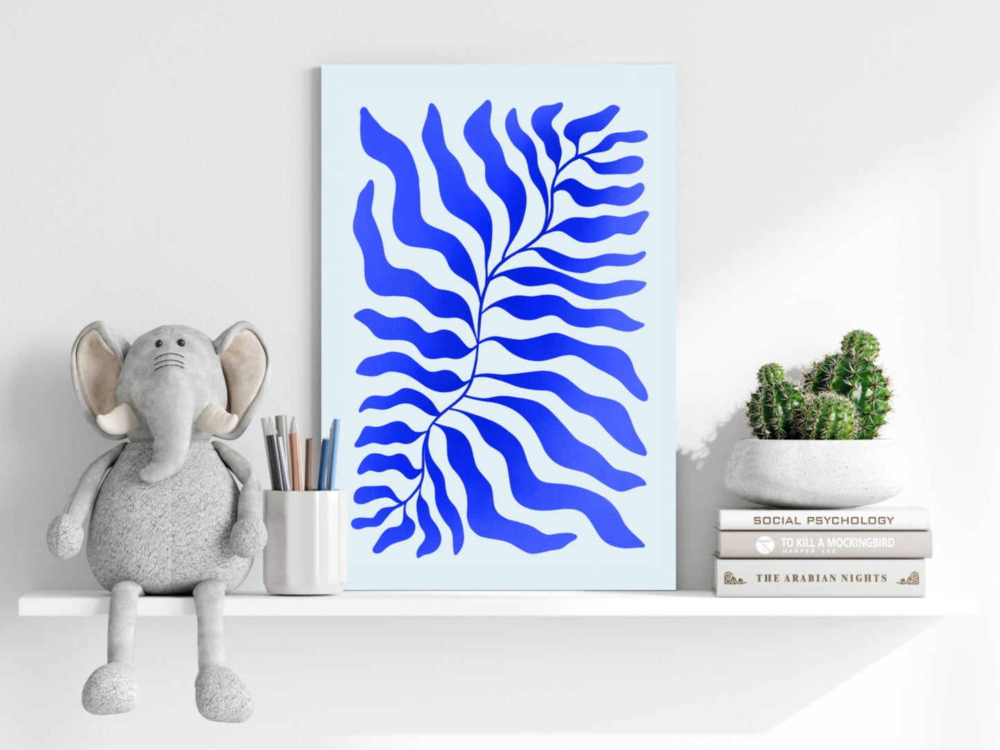 Abstract Flower Aluminum Print