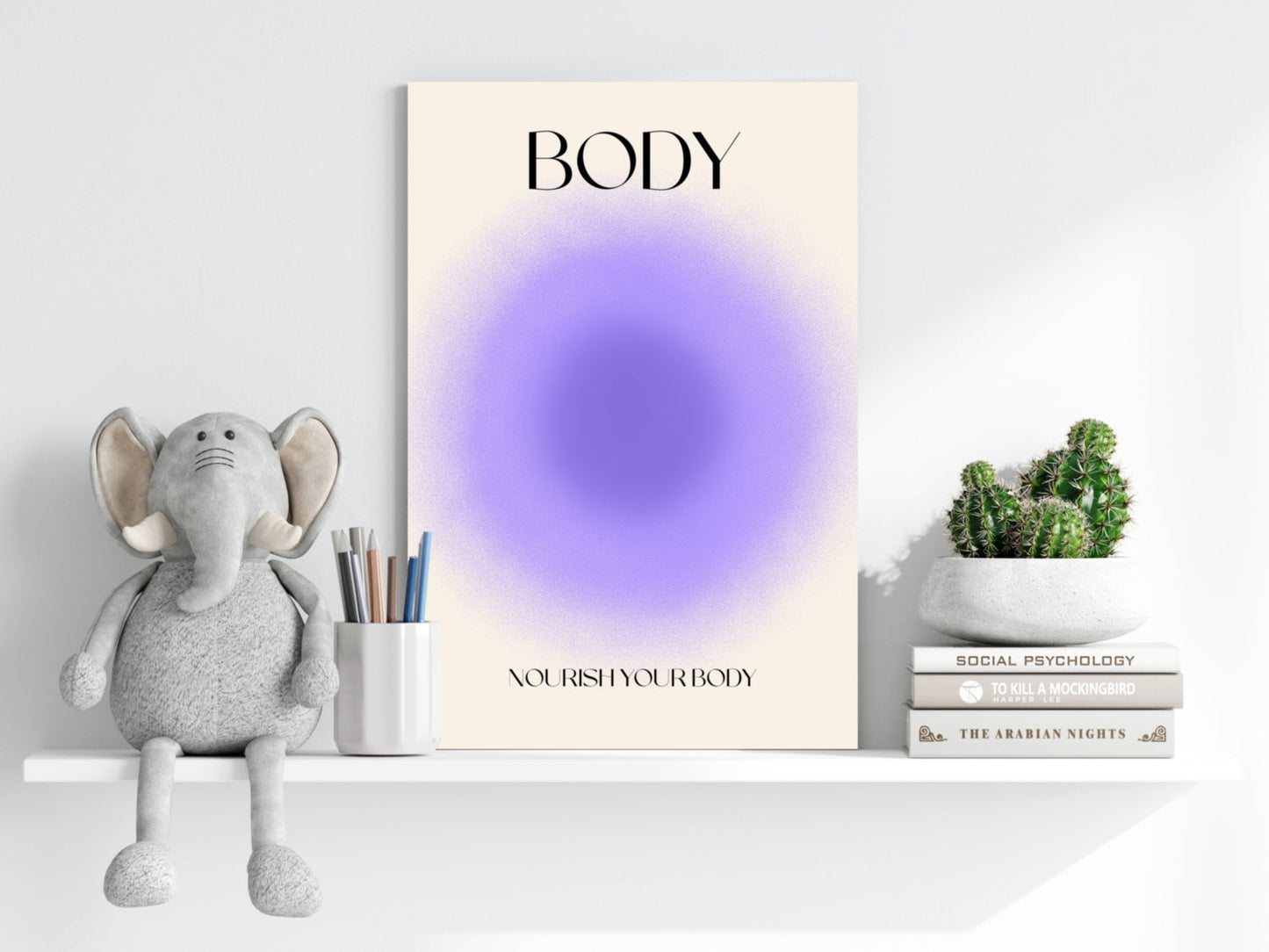 Body Aluminum Print