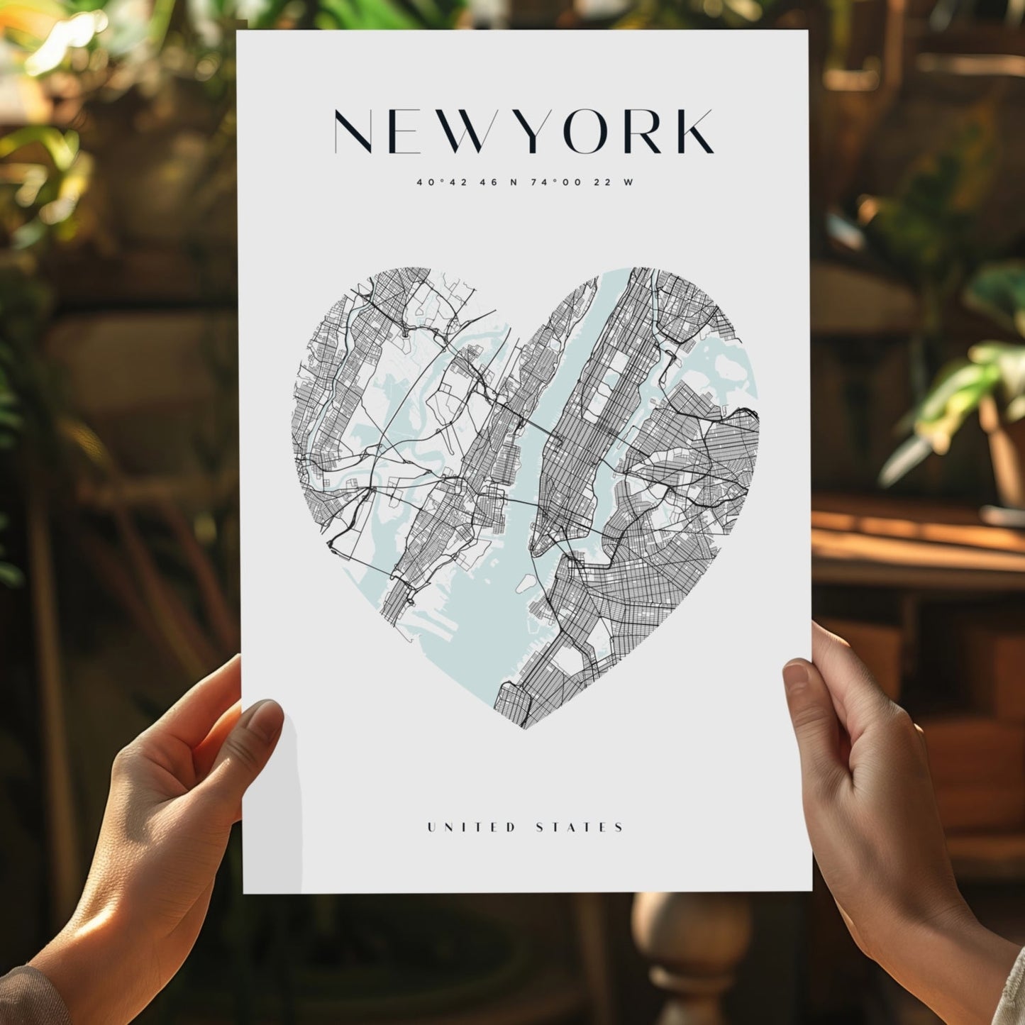 New York V1 Aluminum Print