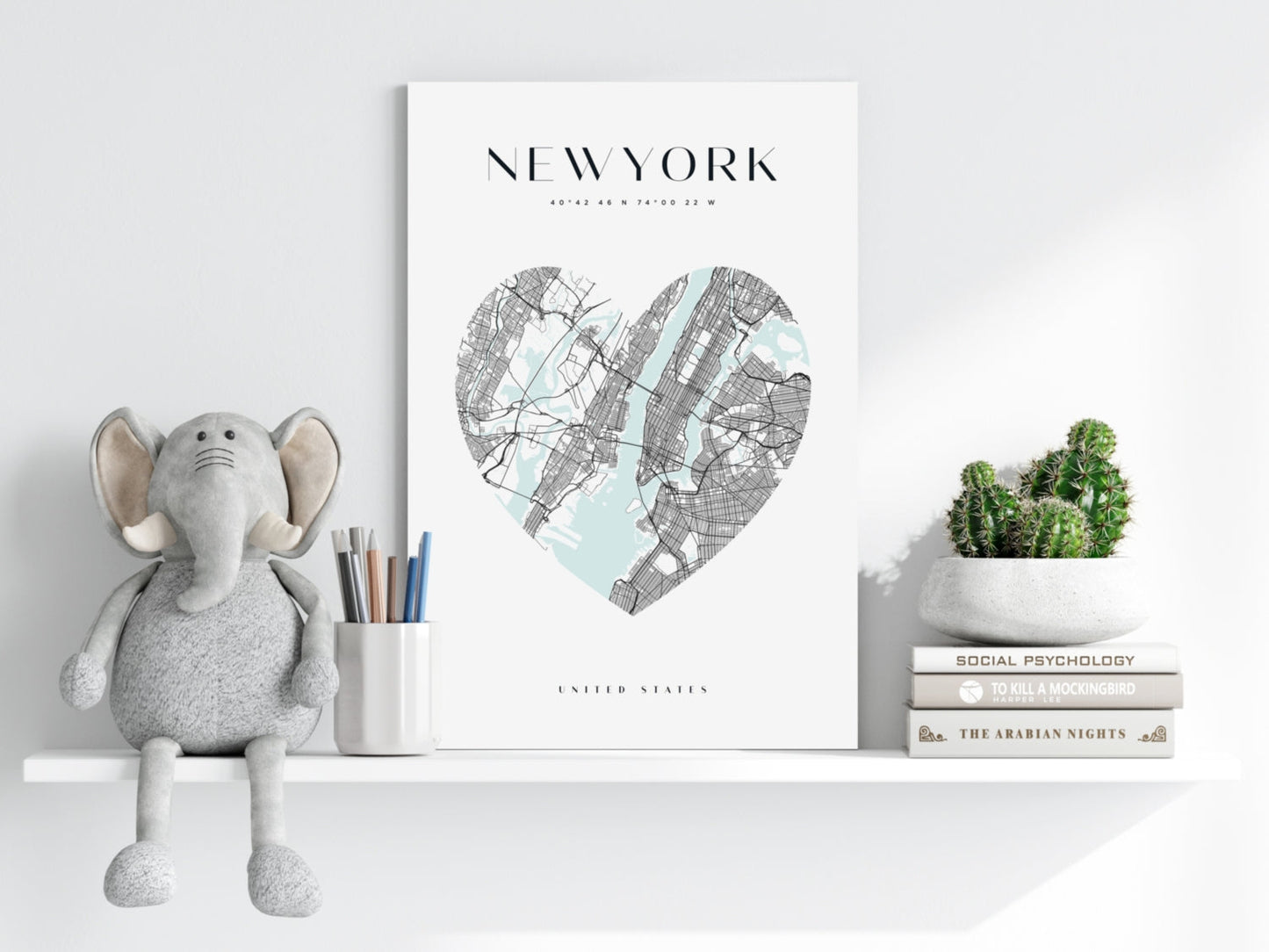 New York V1 Aluminum Print