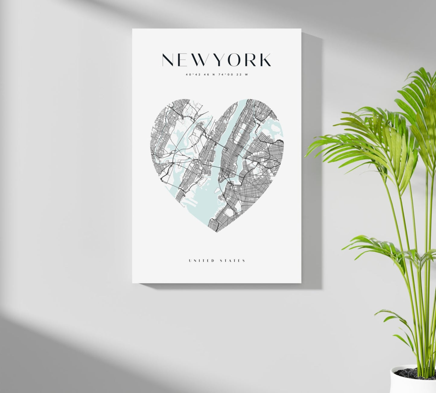 New York V1 Aluminum Print