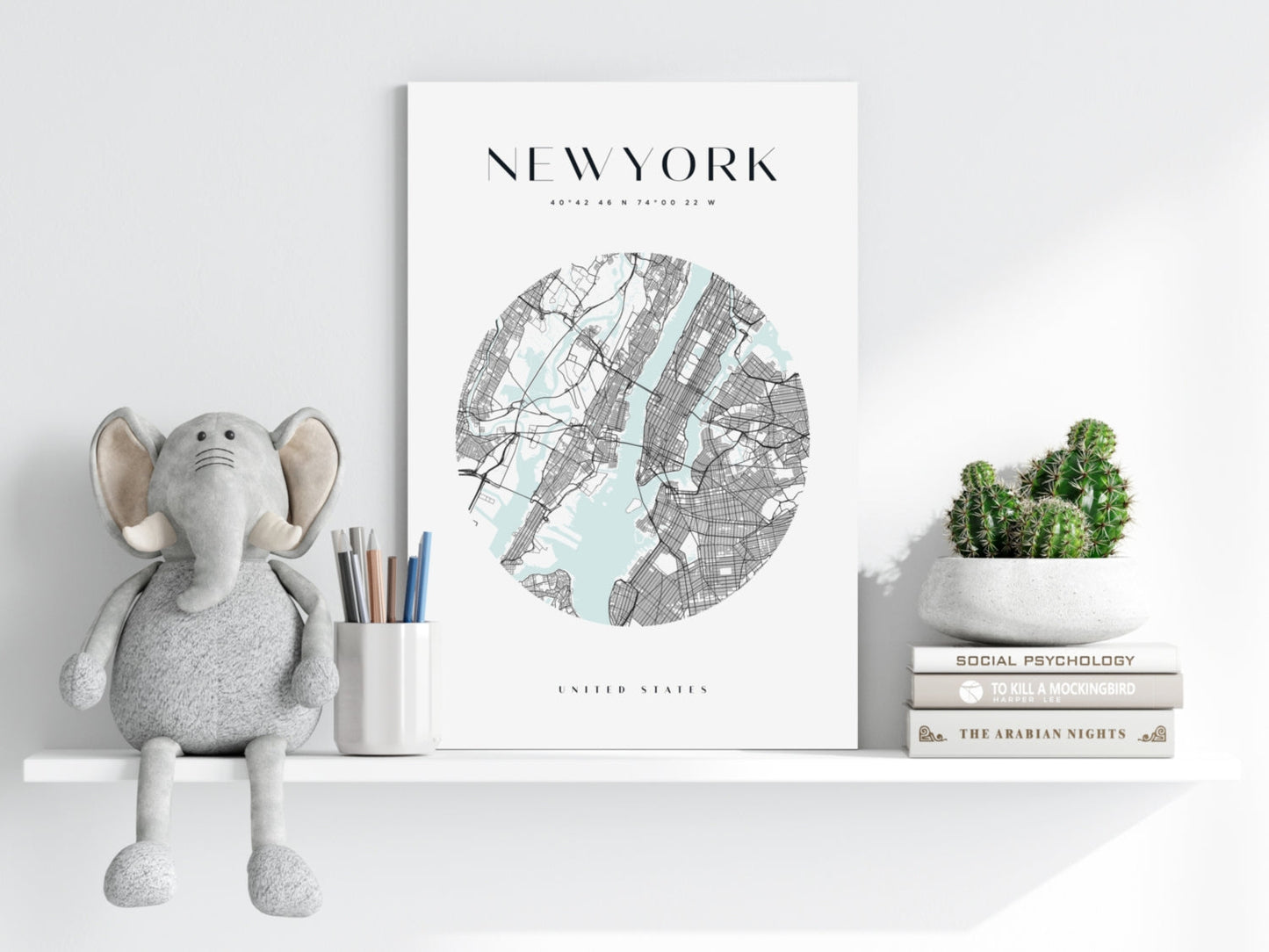 New York V2 Aluminum Print