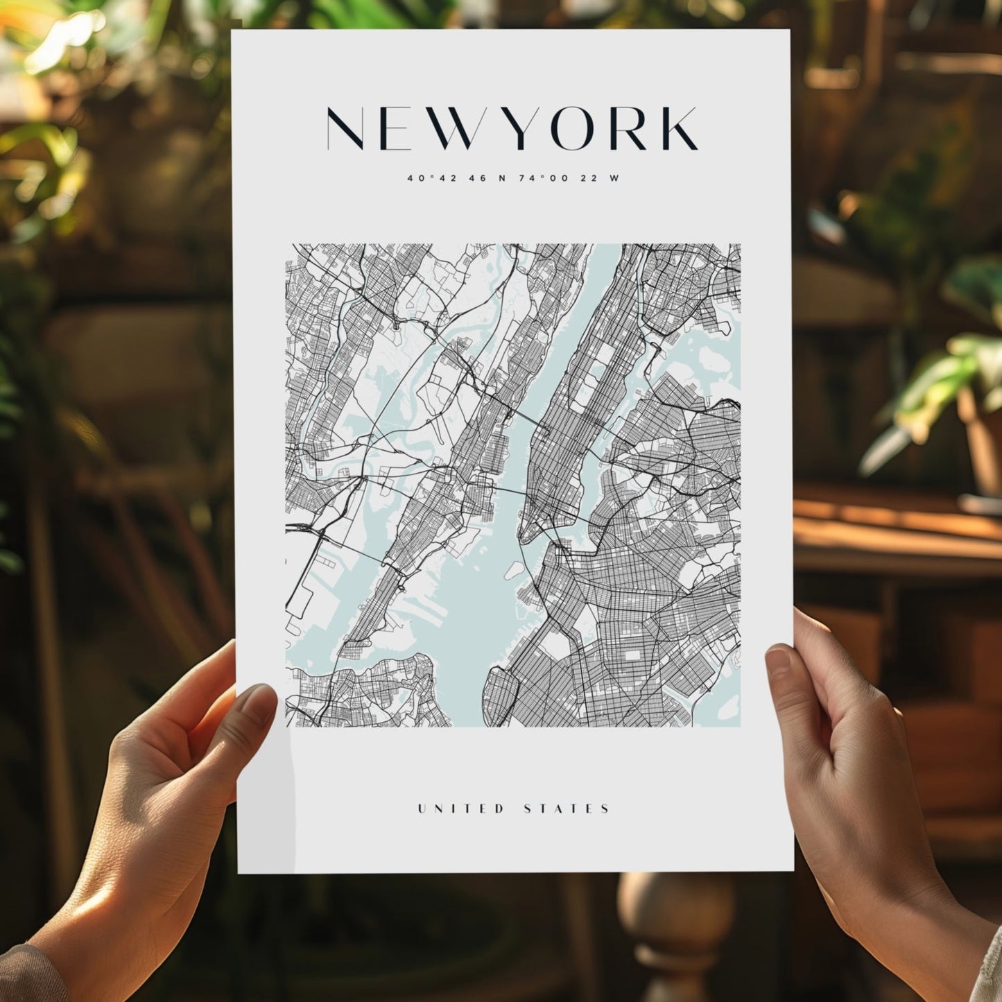 New York V3 Aluminum Print