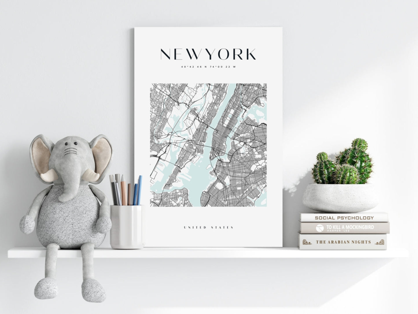 New York V3 Aluminum Print