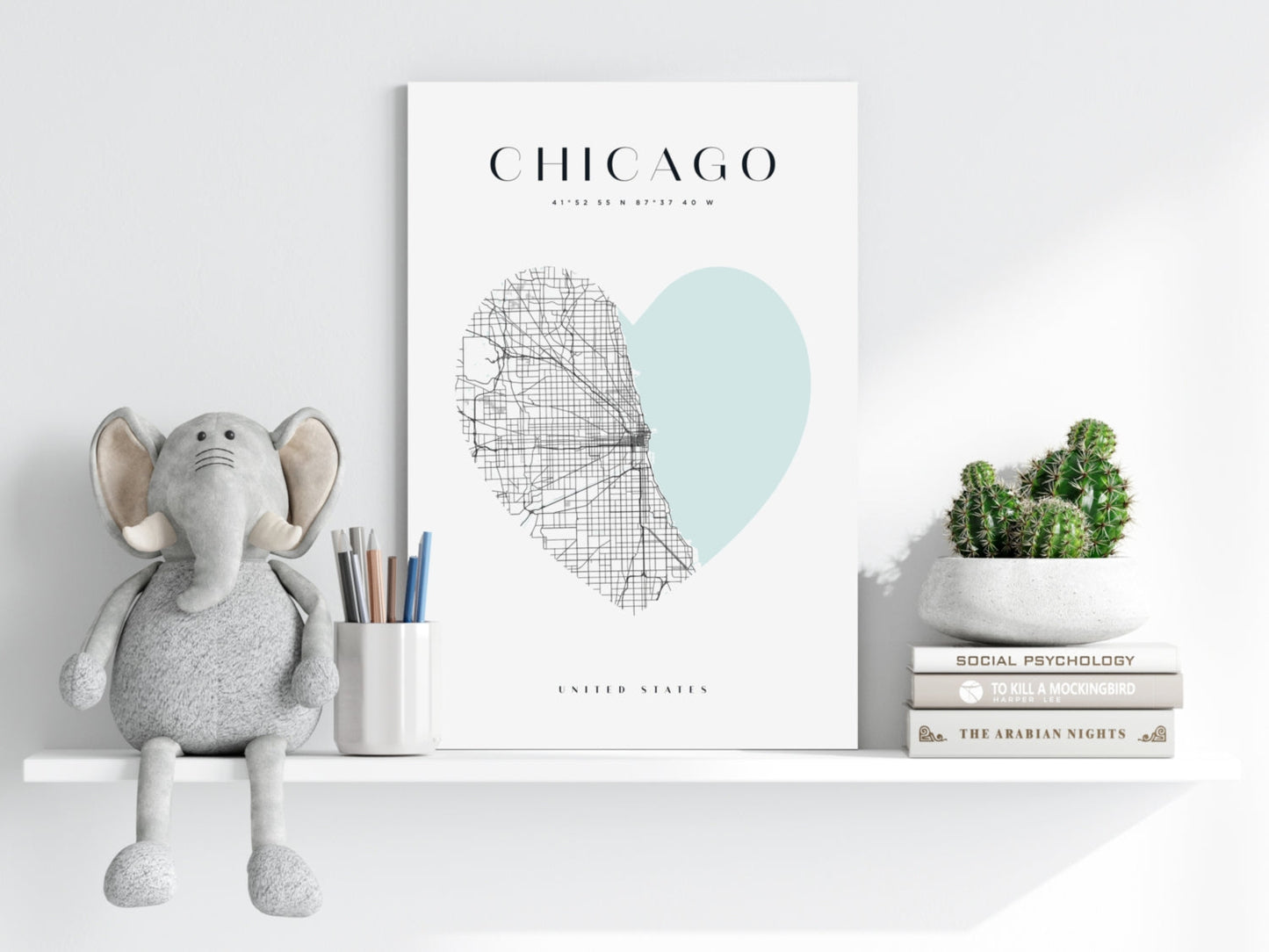 Chicago V1 Aluminum Print