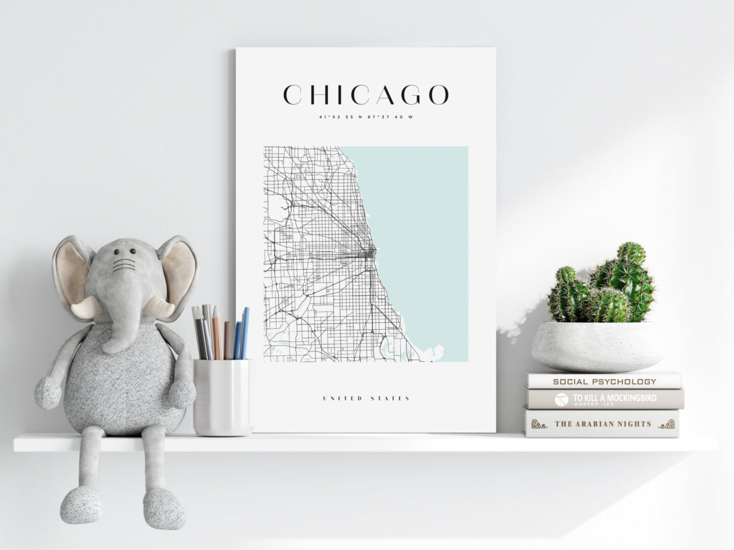 Chicago V3 Aluminum Print