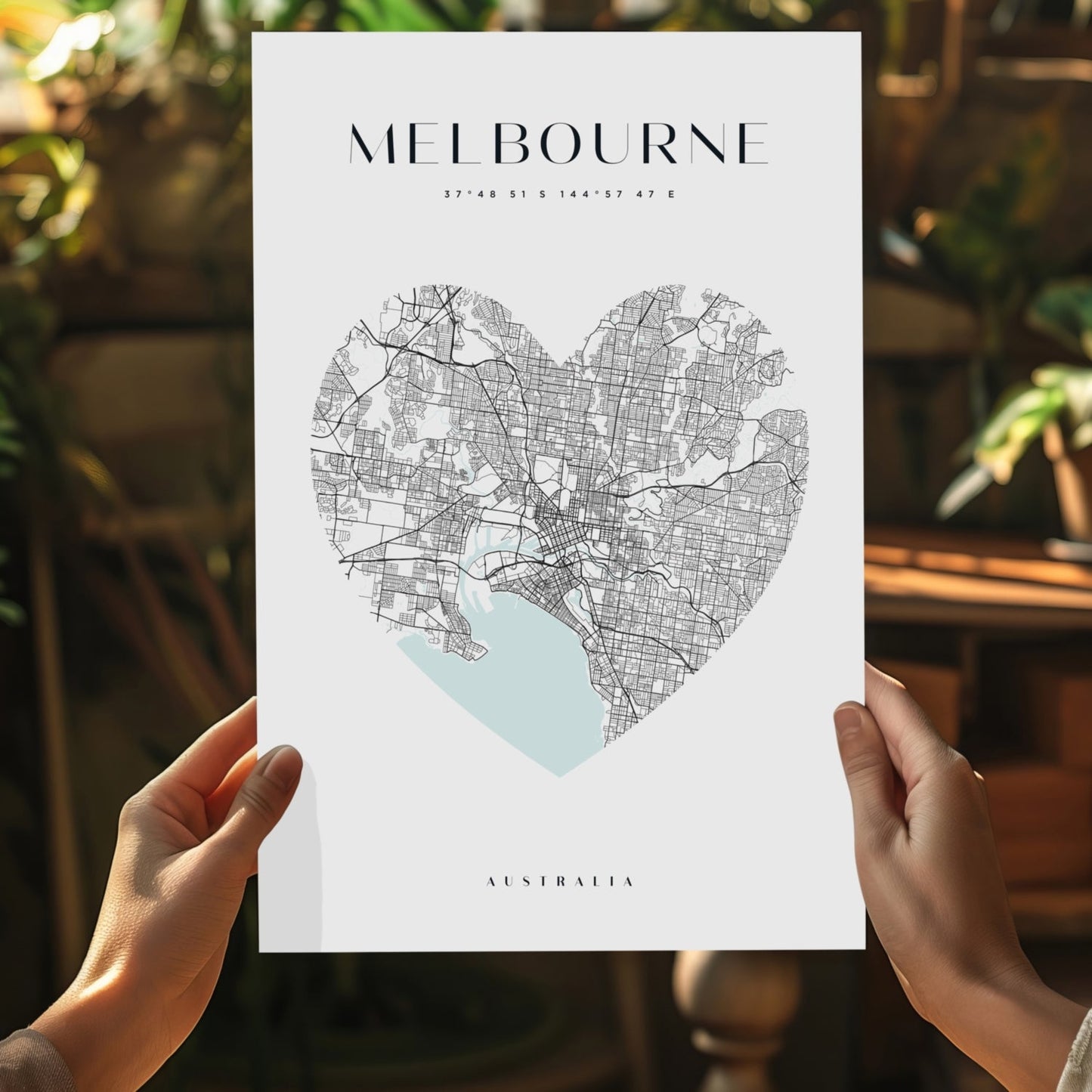 Melbourne V1 Aluminum Print