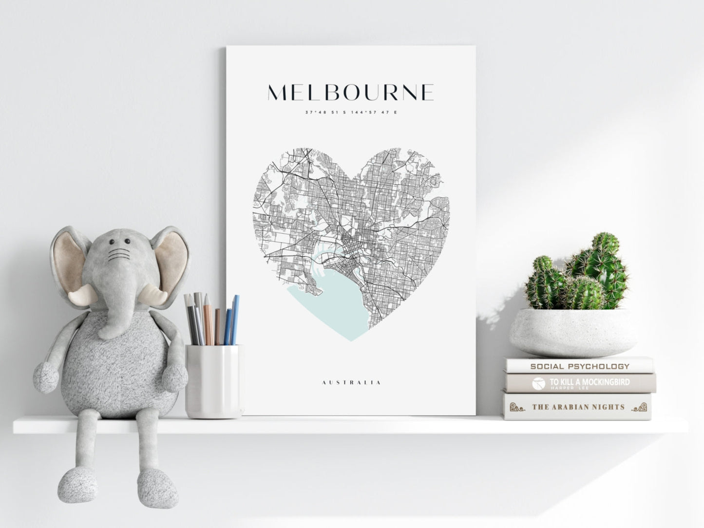 Melbourne V1 Aluminum Print