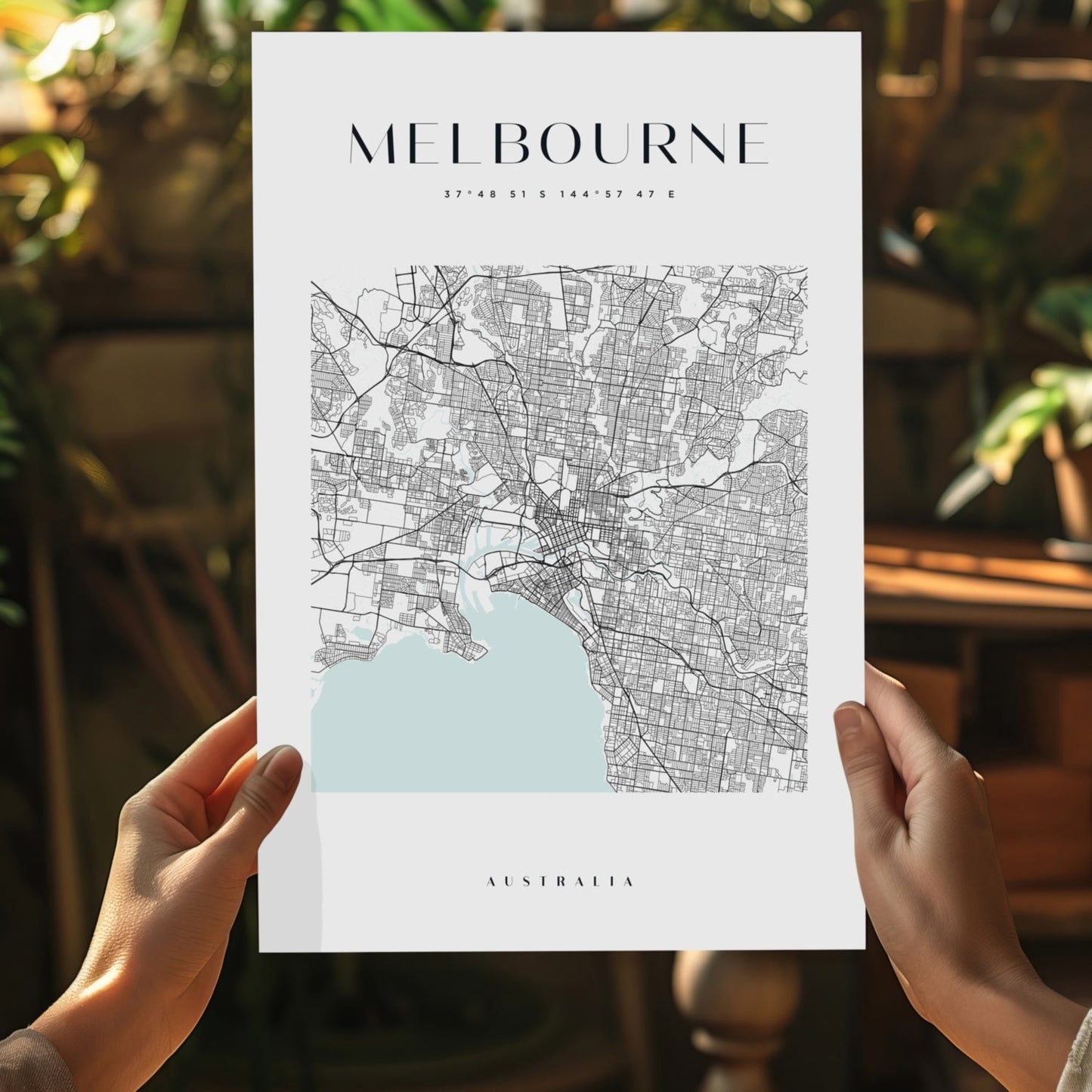 Melbourne V3 Aluminum Print