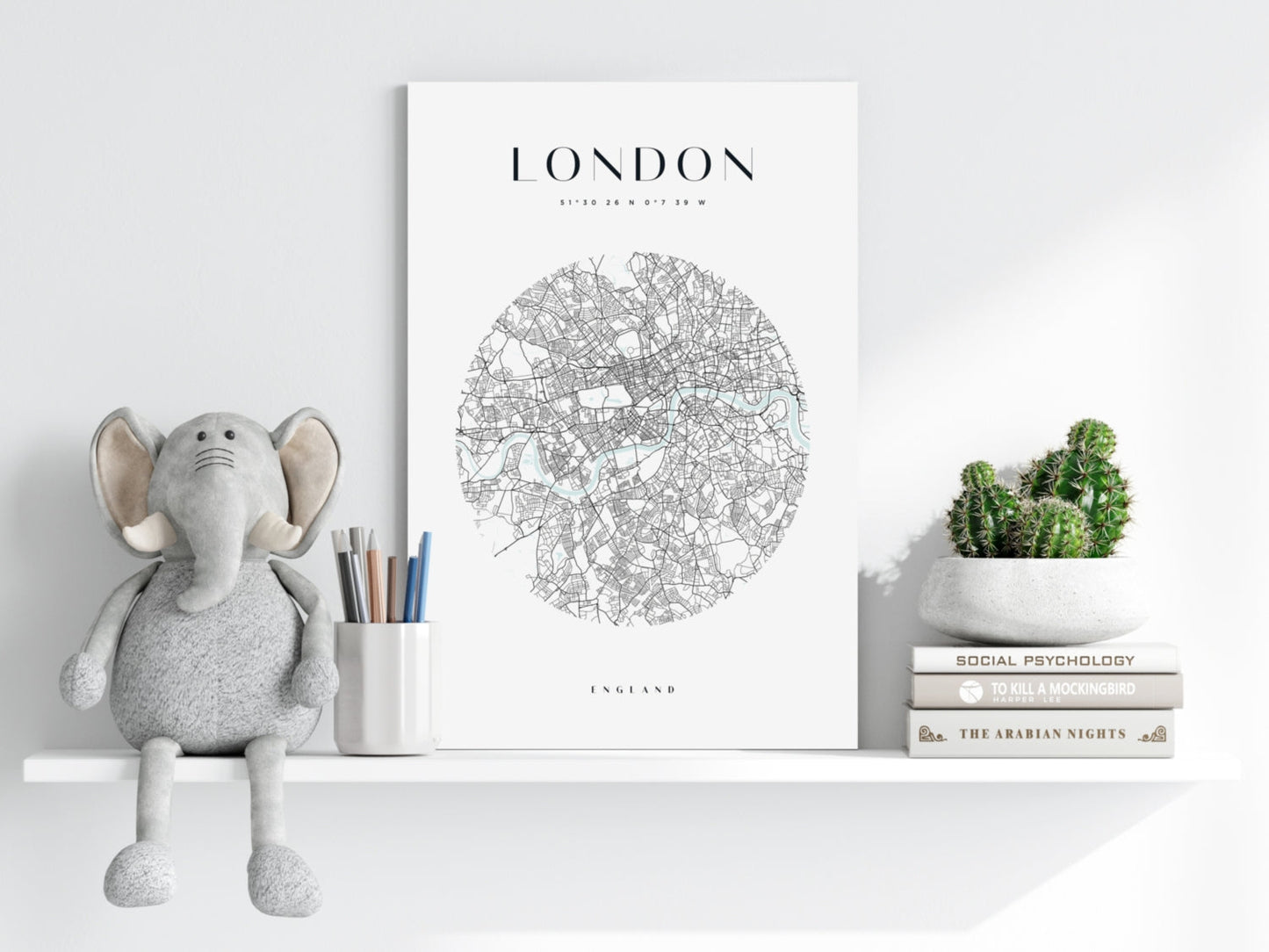 London V2 Aluminum Print