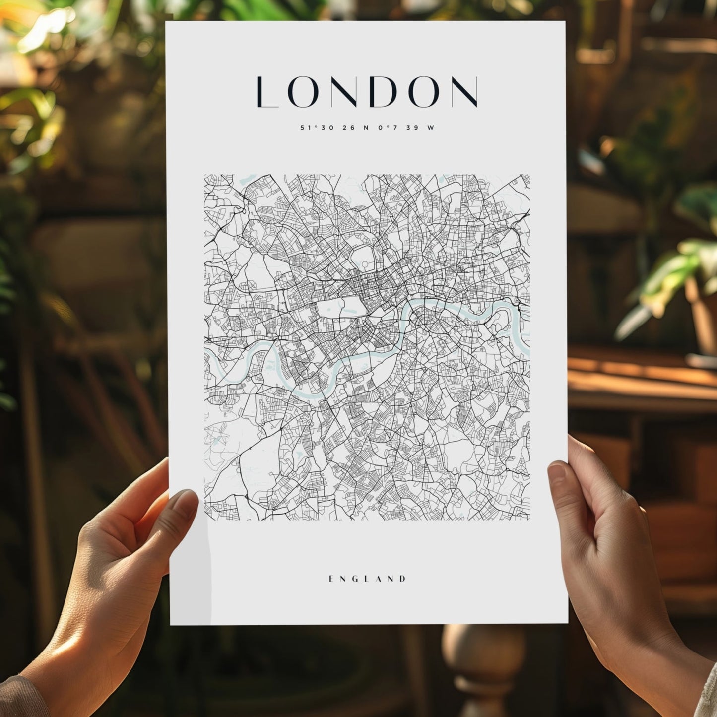 London V3 Aluminum Print