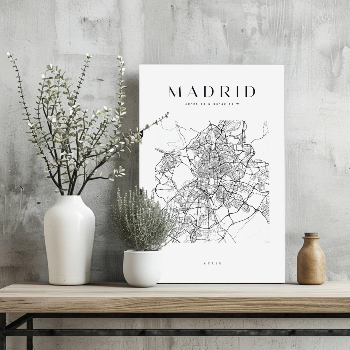 Madrid V3 Aluminum Print-1