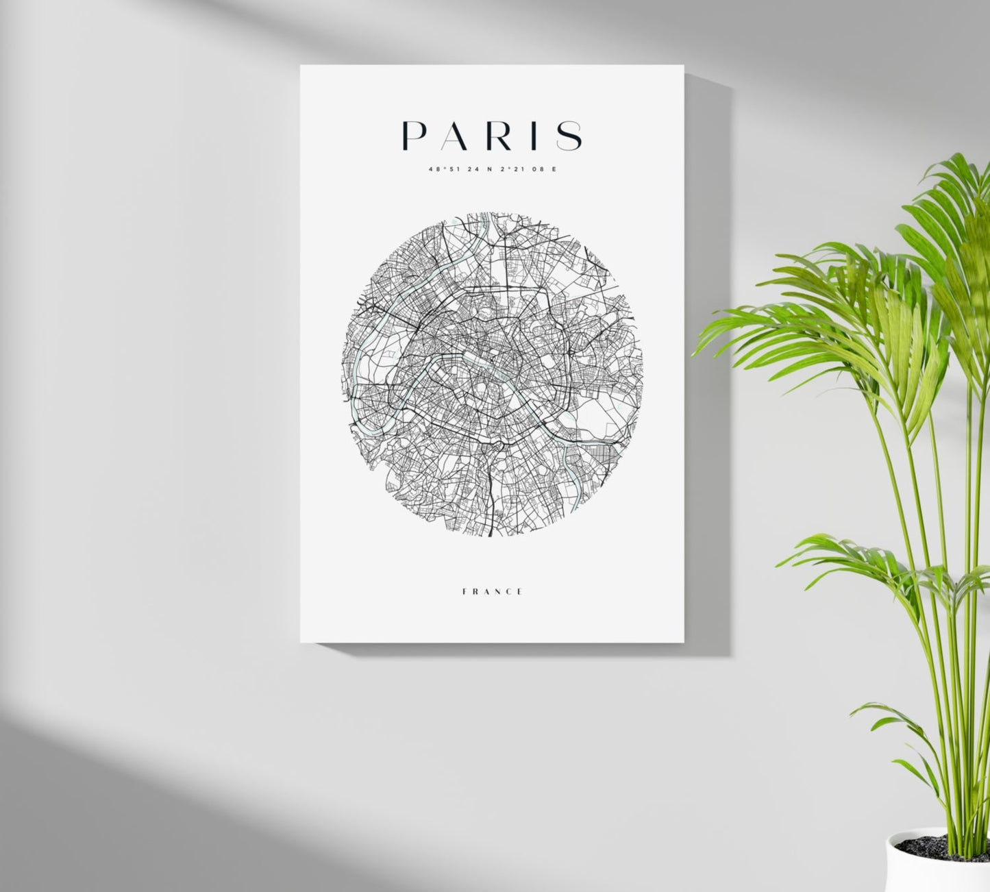 Paris V2 Aluminum Print