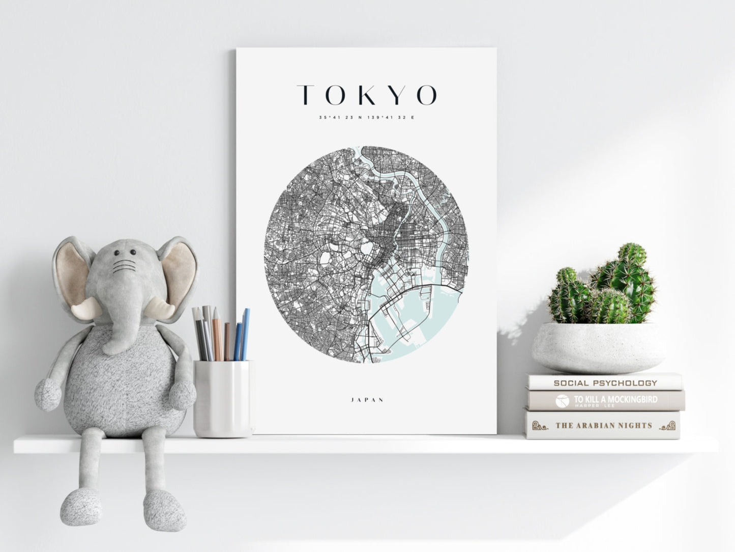 Tokyo V2 Aluminum Print