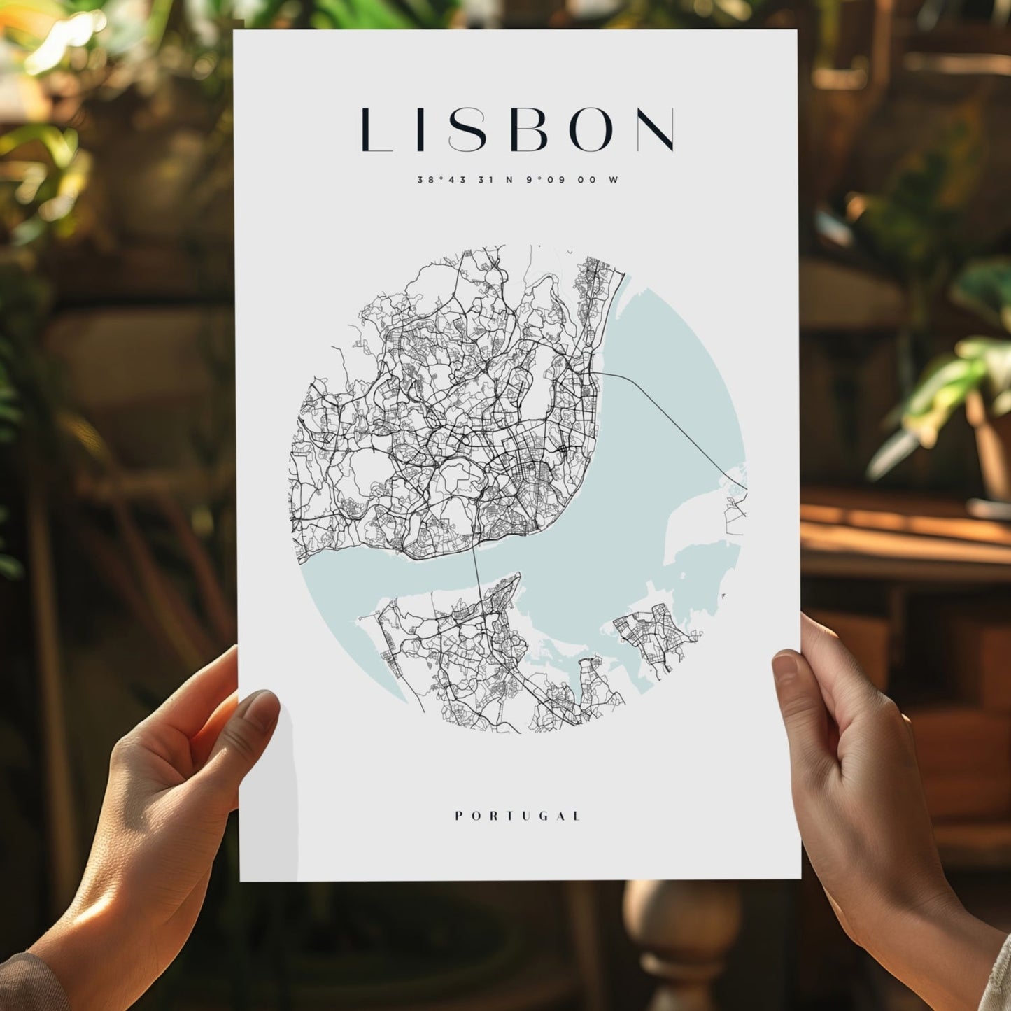 Lisbon V2 Aluminum Print