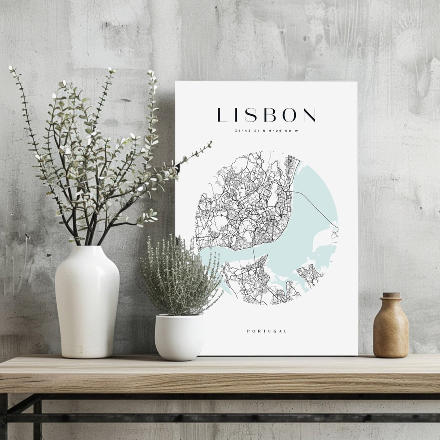 Lisbon V2 Aluminum Print