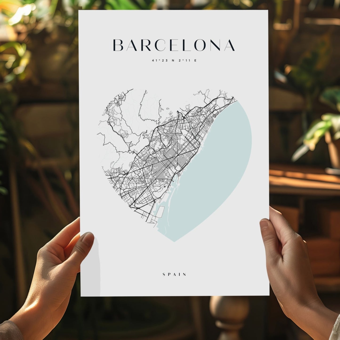 Barcelona V1 Aluminum Print
