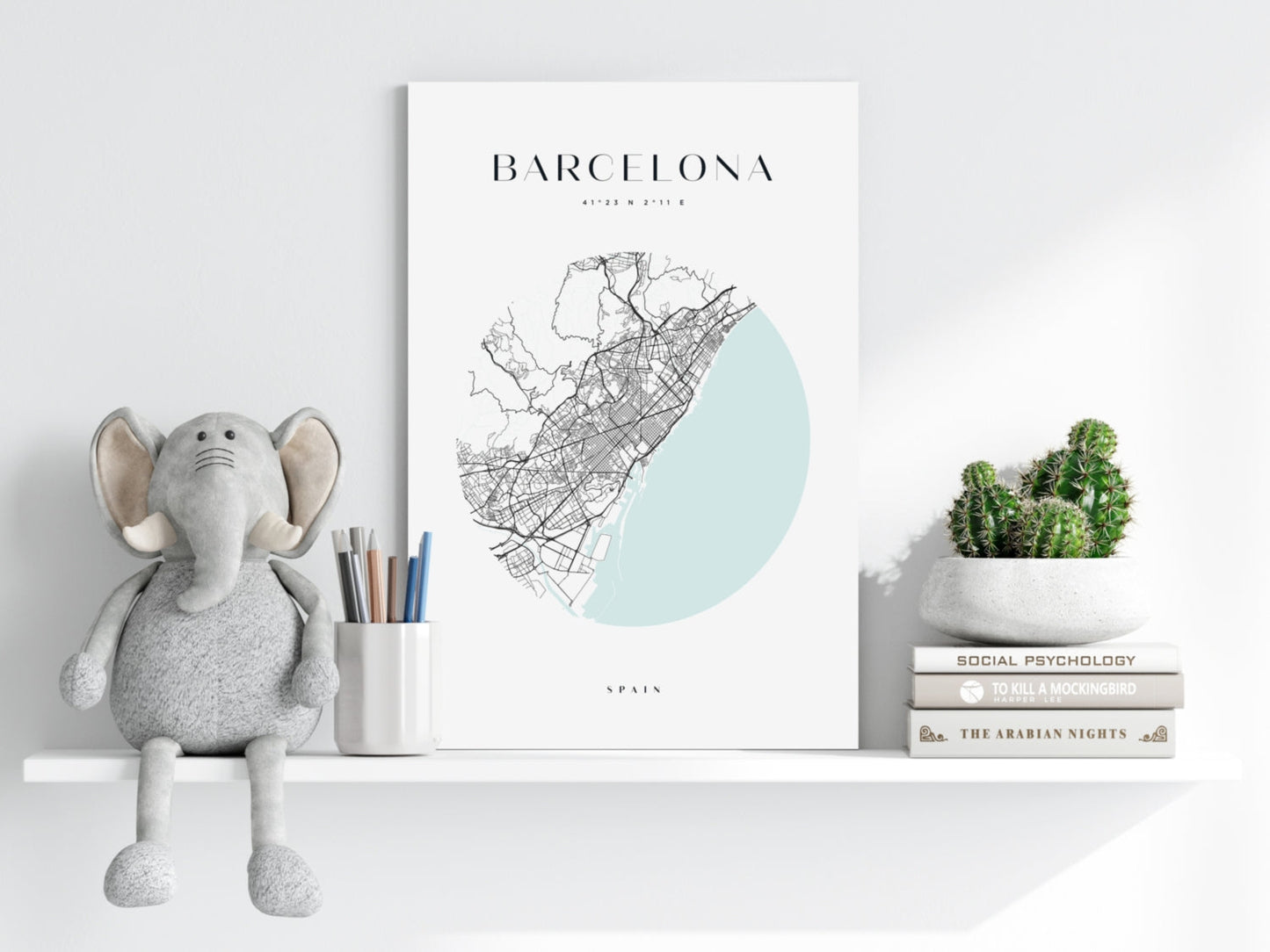 Barcelona V2 Aluminum Print
