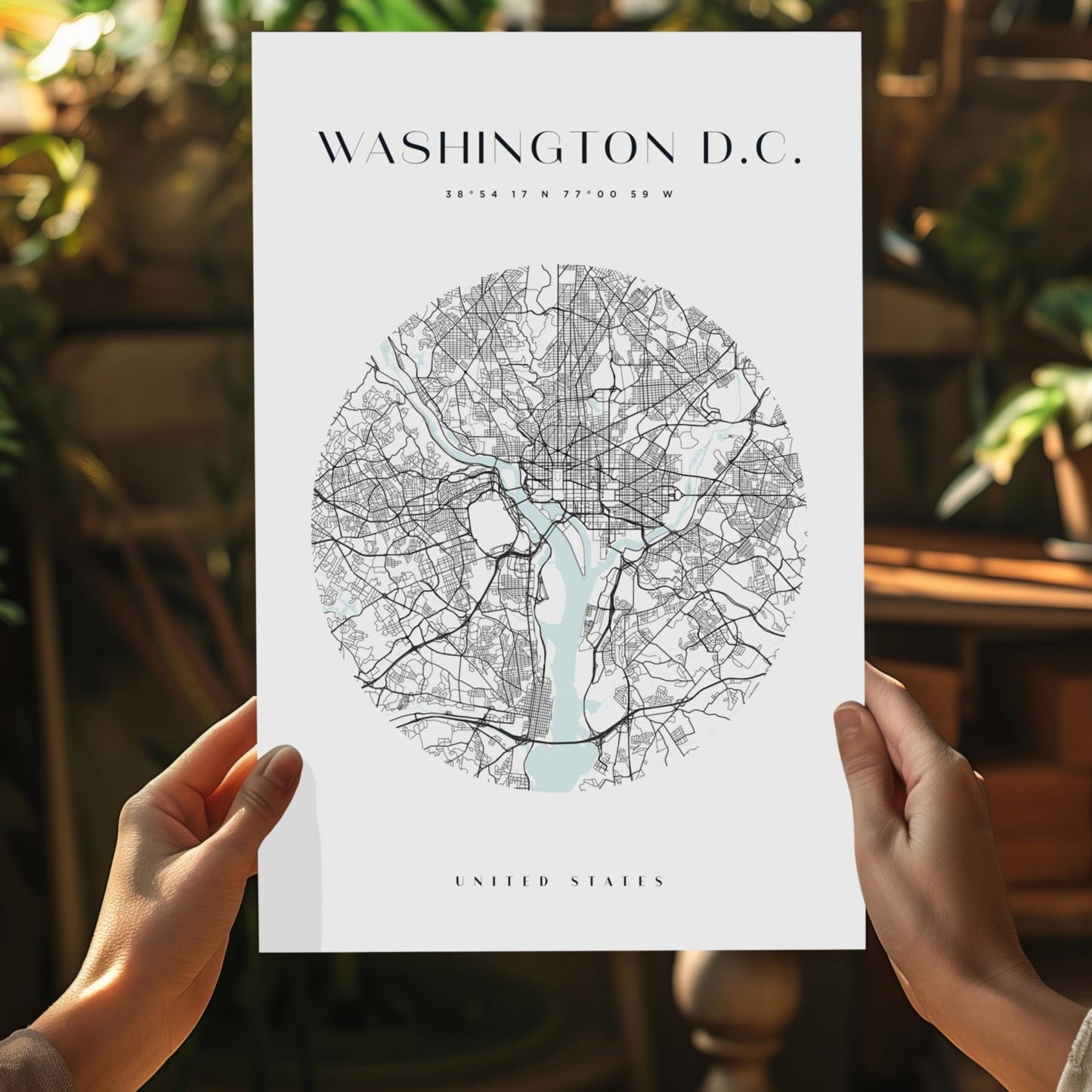 Washington V2 Aluminum Print