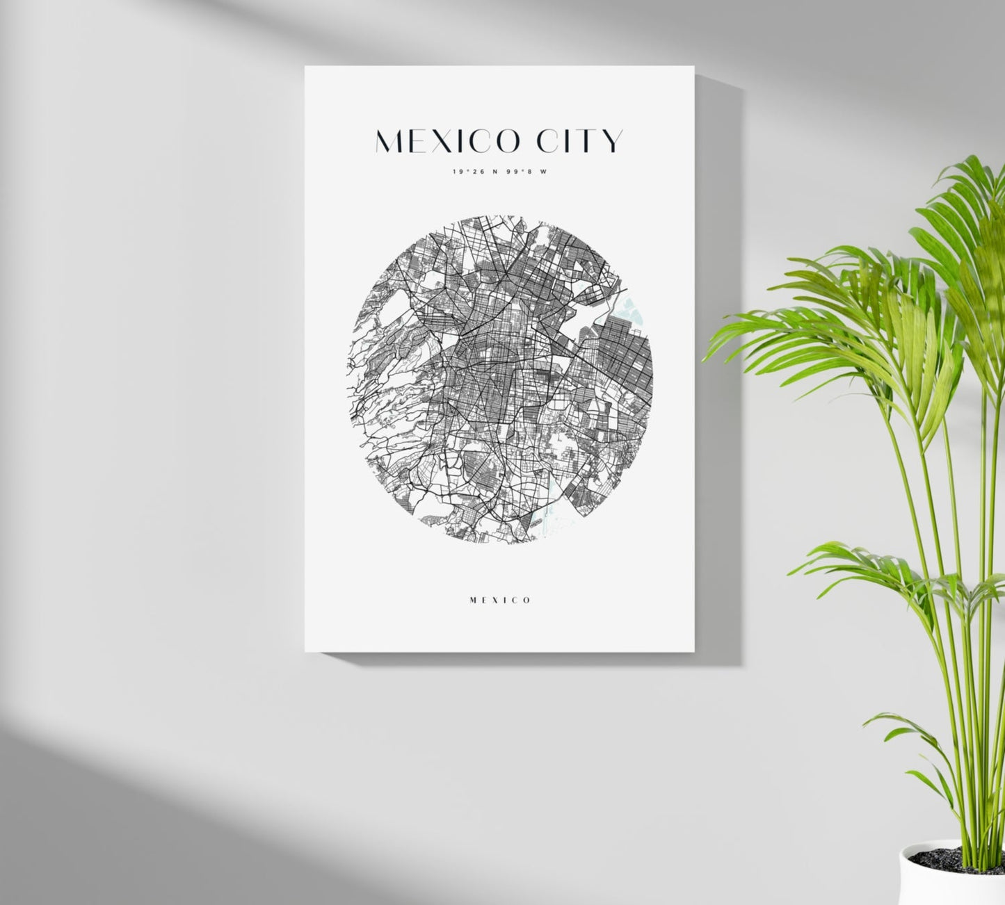 Mexico City V2 Aluminum Print