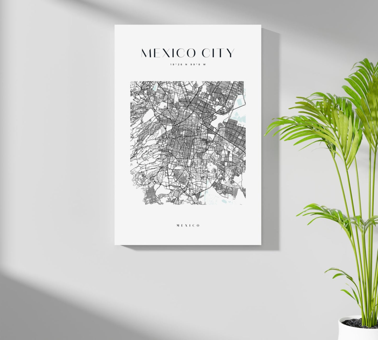 Mexico City V3 Aluminum Print