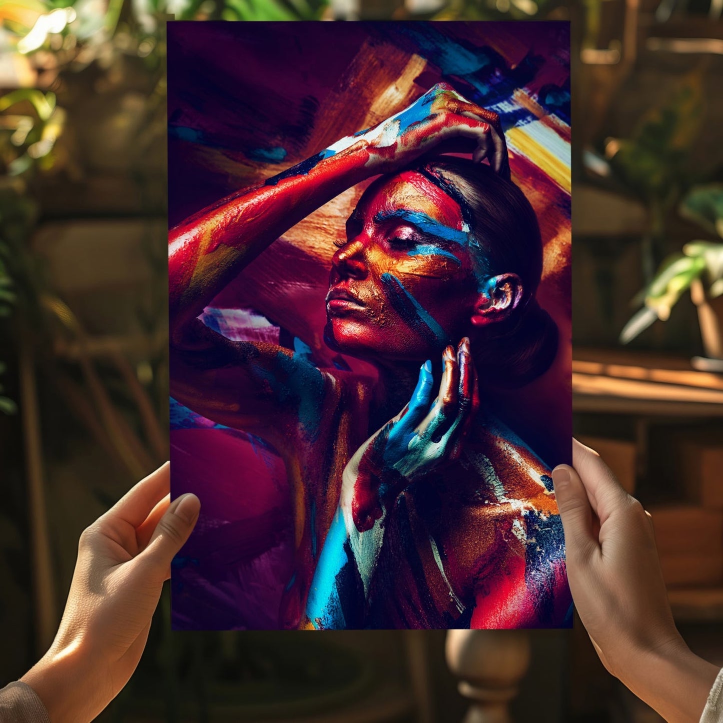 Woman Aluminum Print