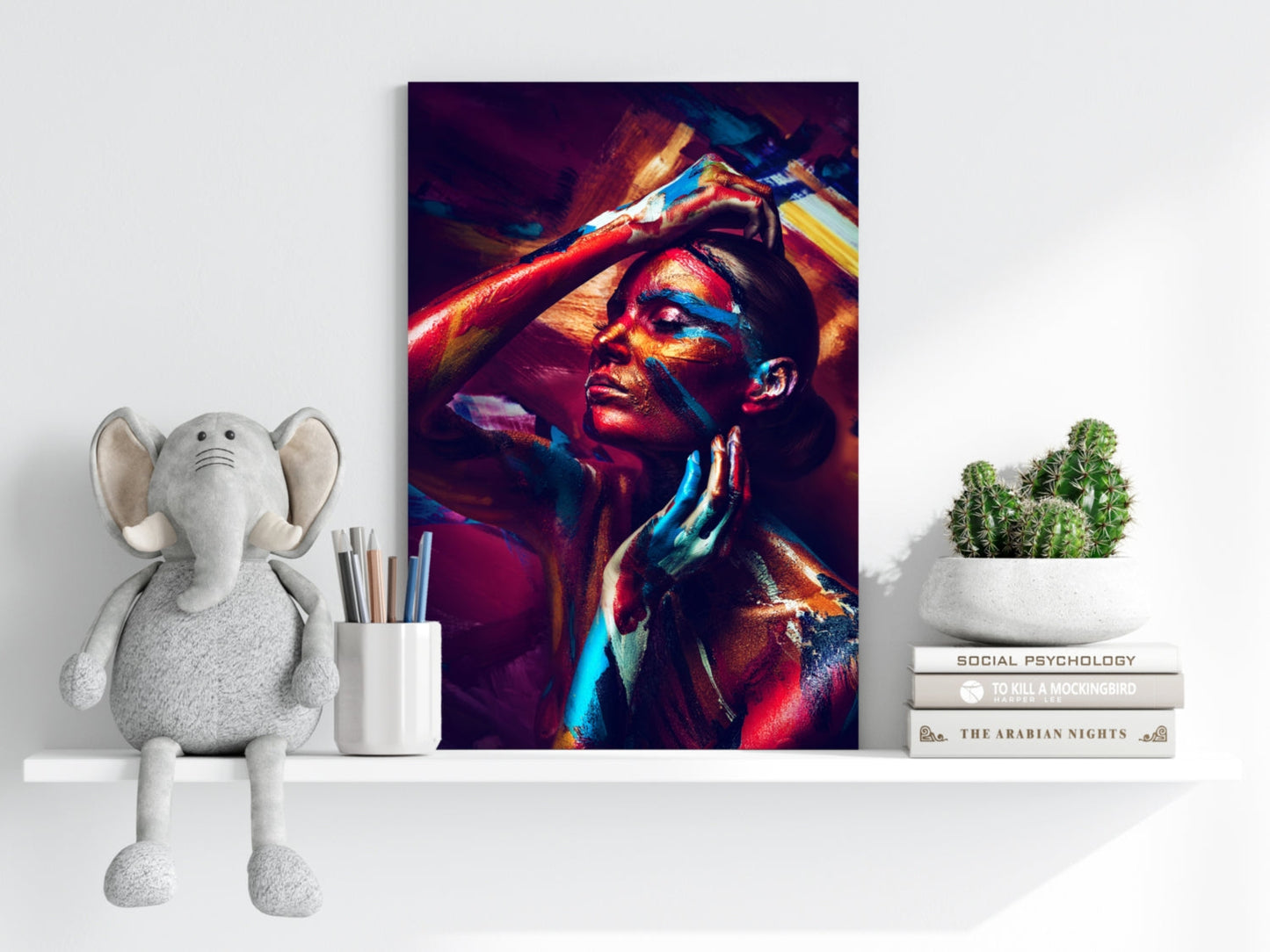 Woman Aluminum Print