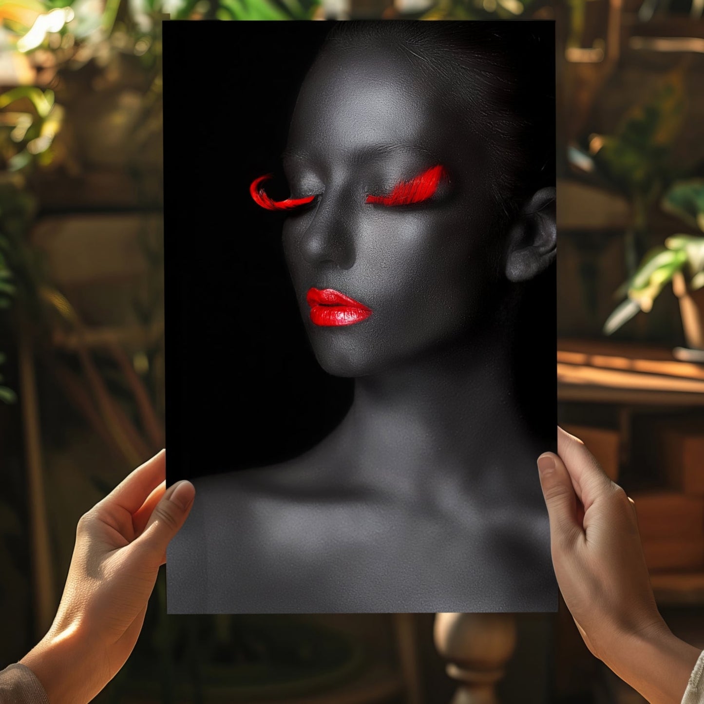 Woman Aluminum Print