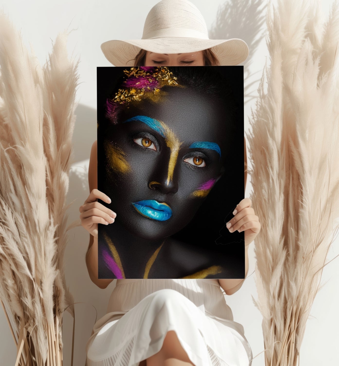 Woman Aluminum Print-3