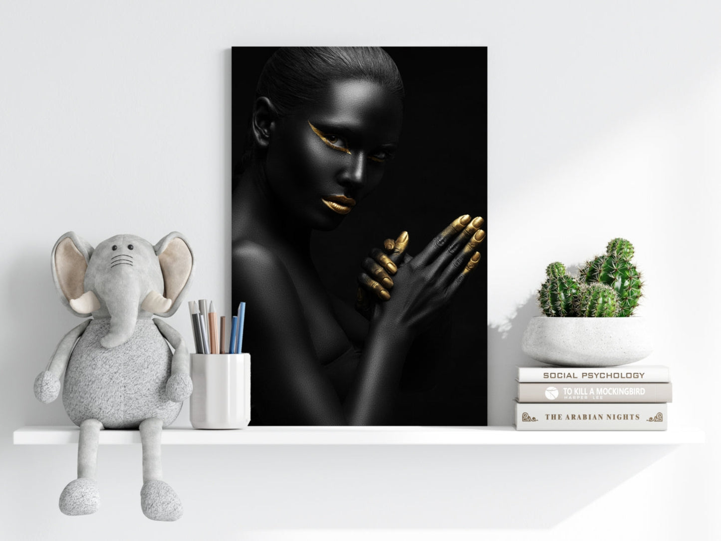 Woman Aluminum Print