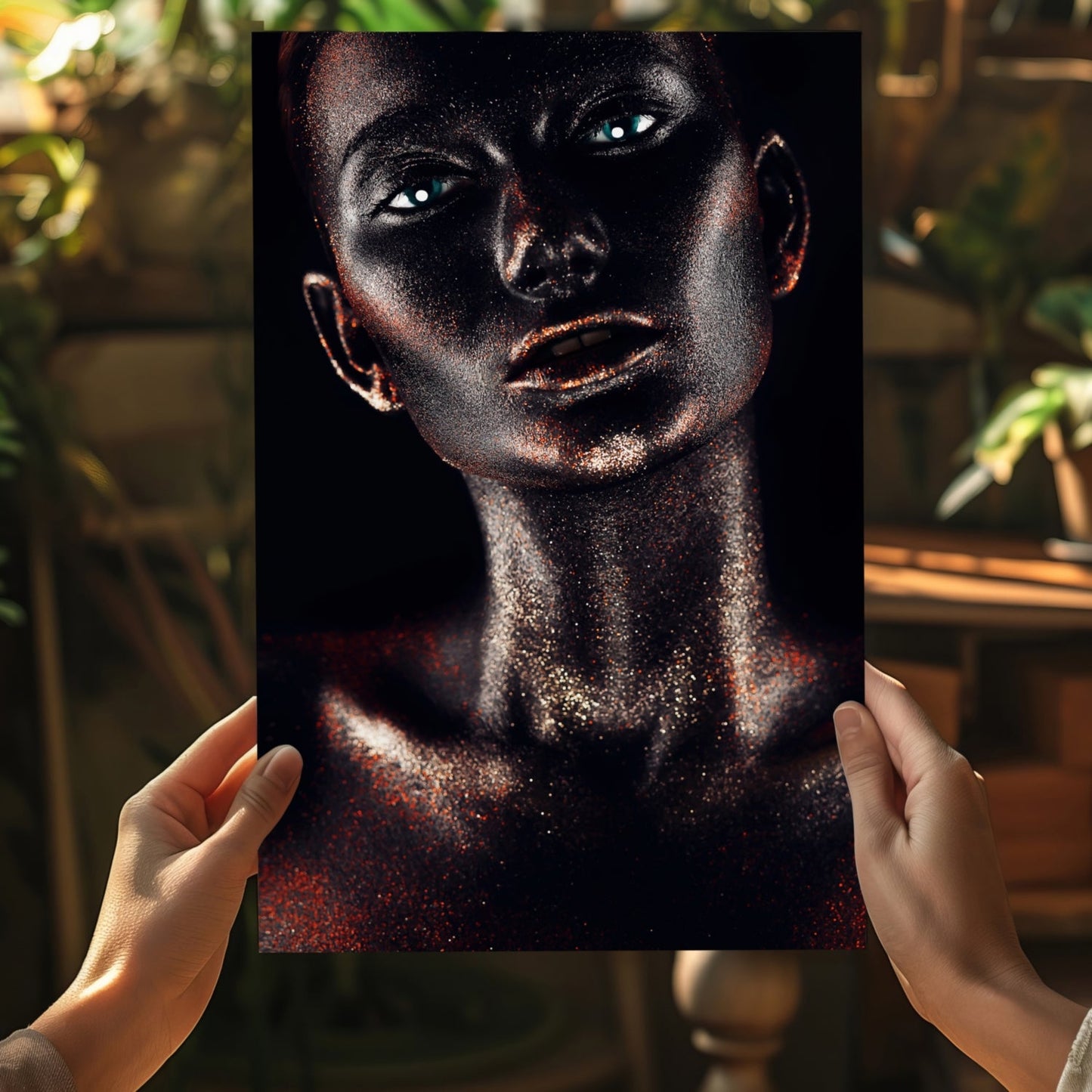 Woman Aluminum Print