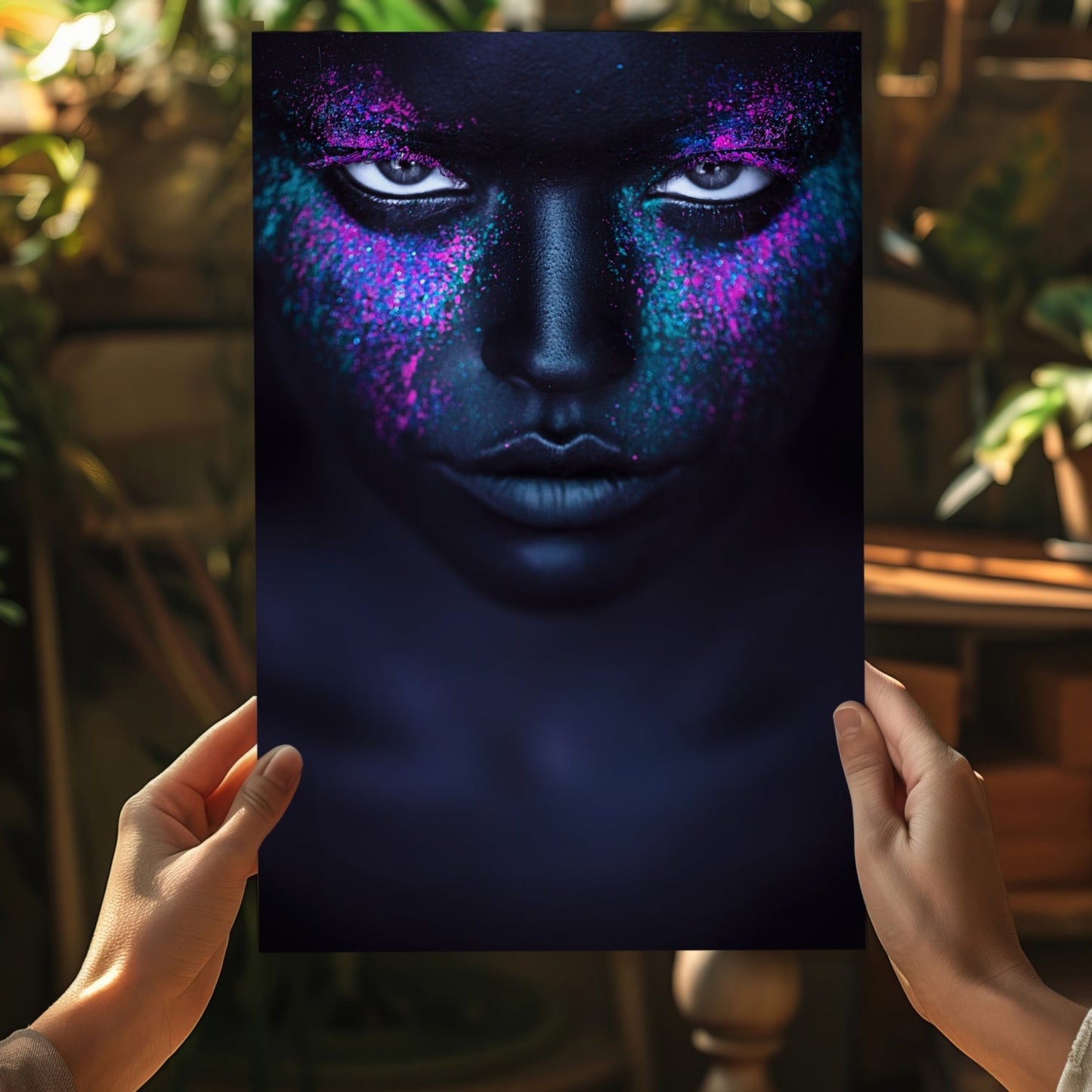 Woman Aluminum Print