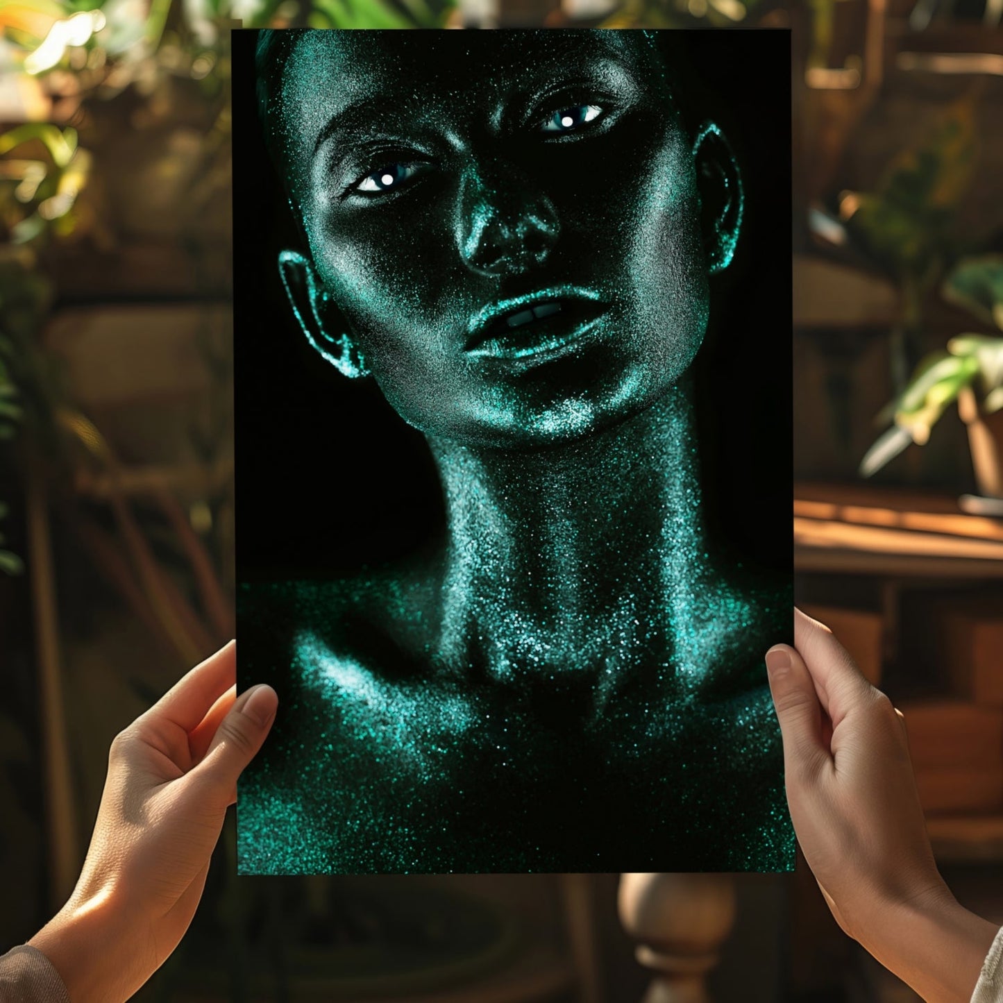 Woman Aluminum Print