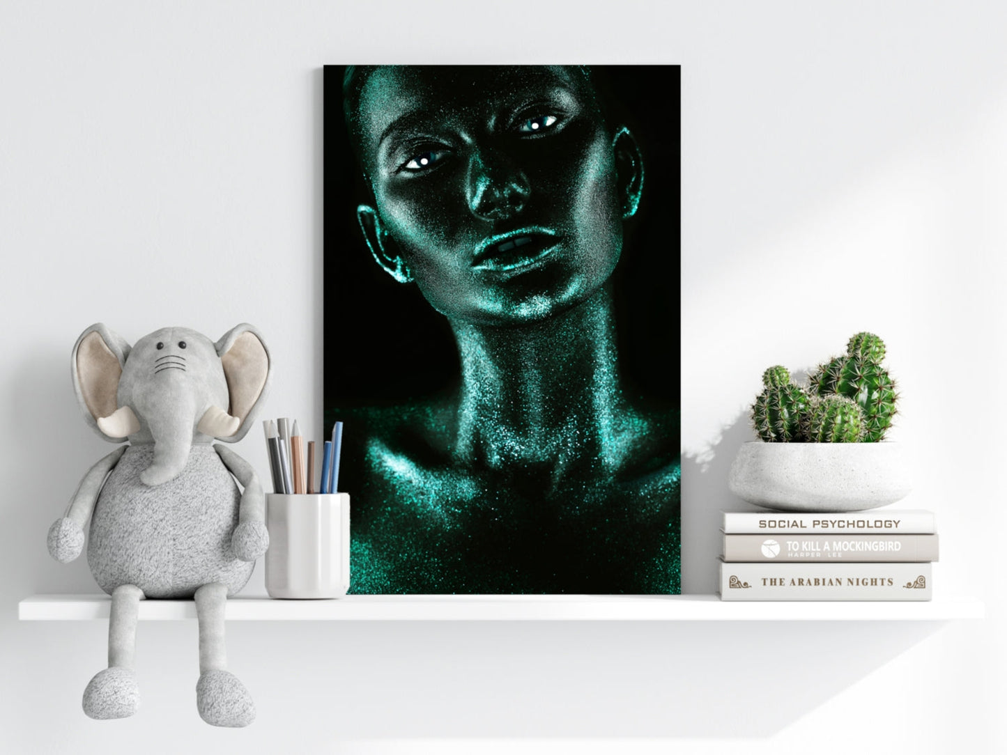 Woman Aluminum Print
